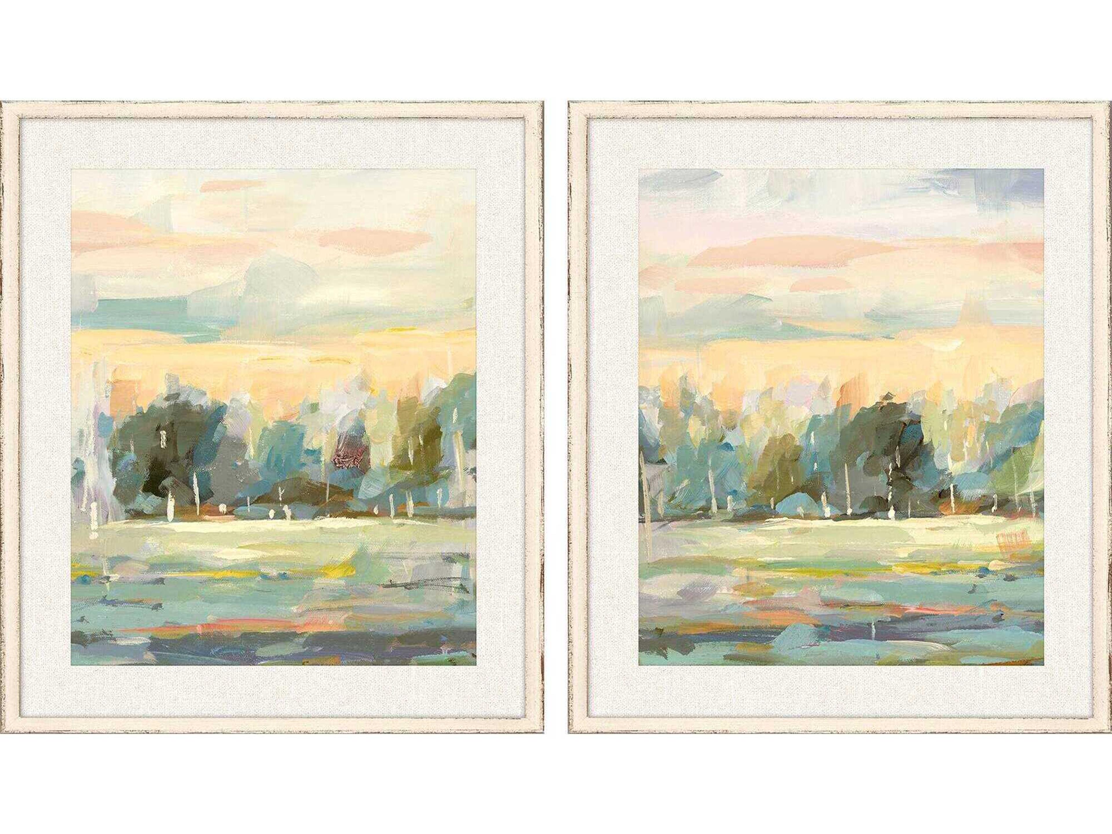 Paragon Landscapes Forest Glow Wall Art Set of 2