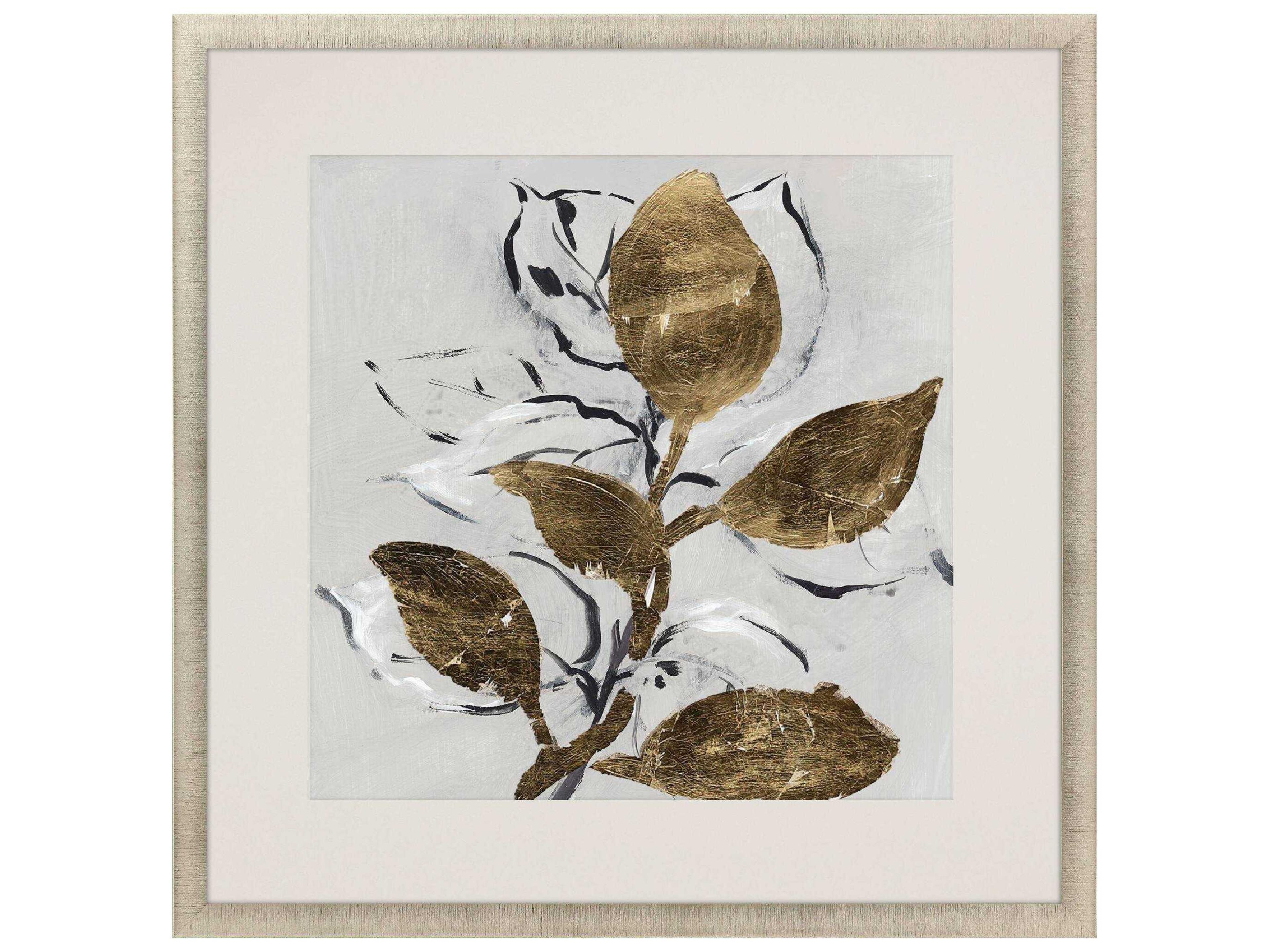Paragon Florals Golden Floral-II Wall Art