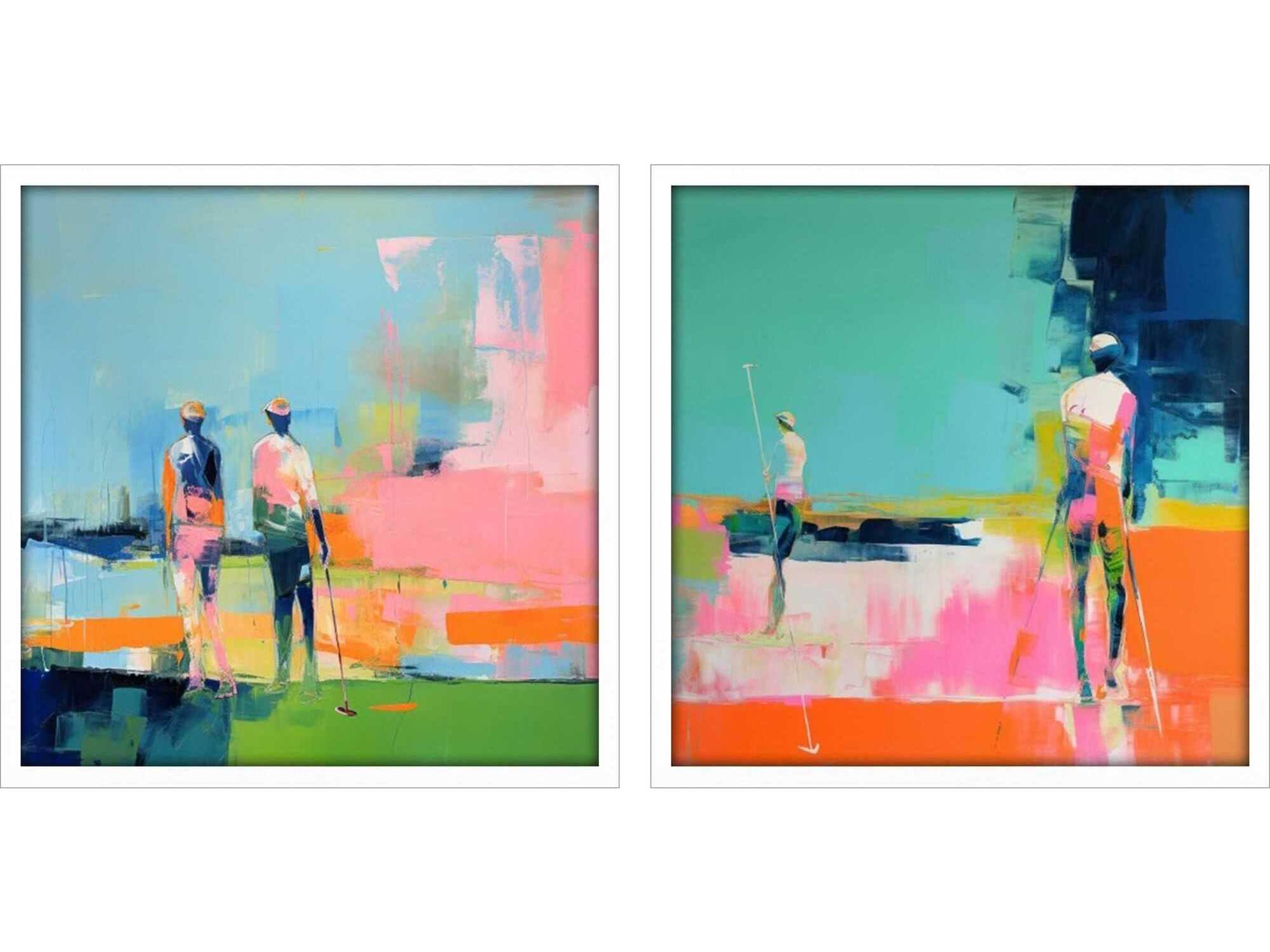 Paragon Golf Players-I Wall Art Set of 2