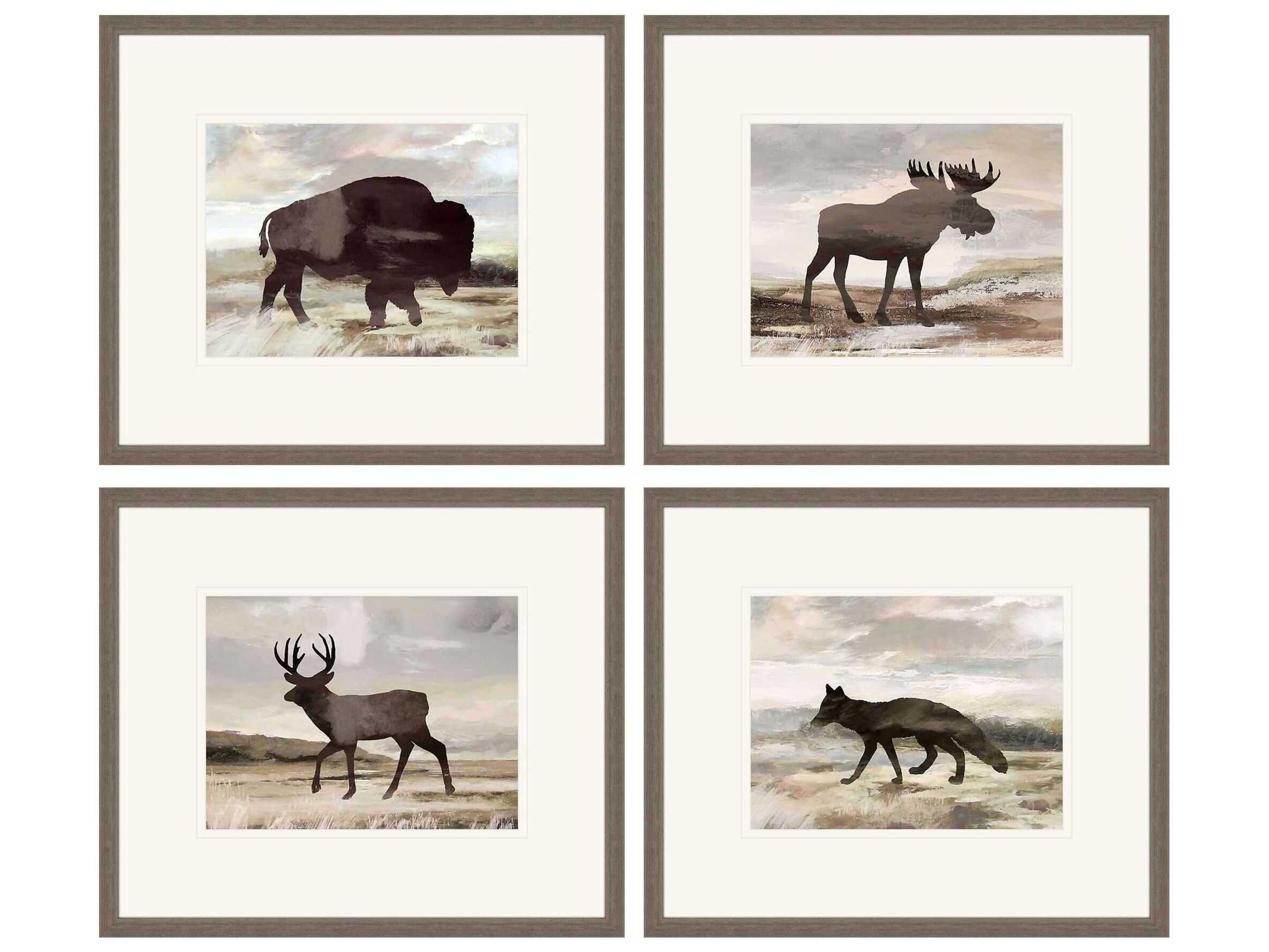 Paragon Wilderness Explorer Wall Art Set of 4
