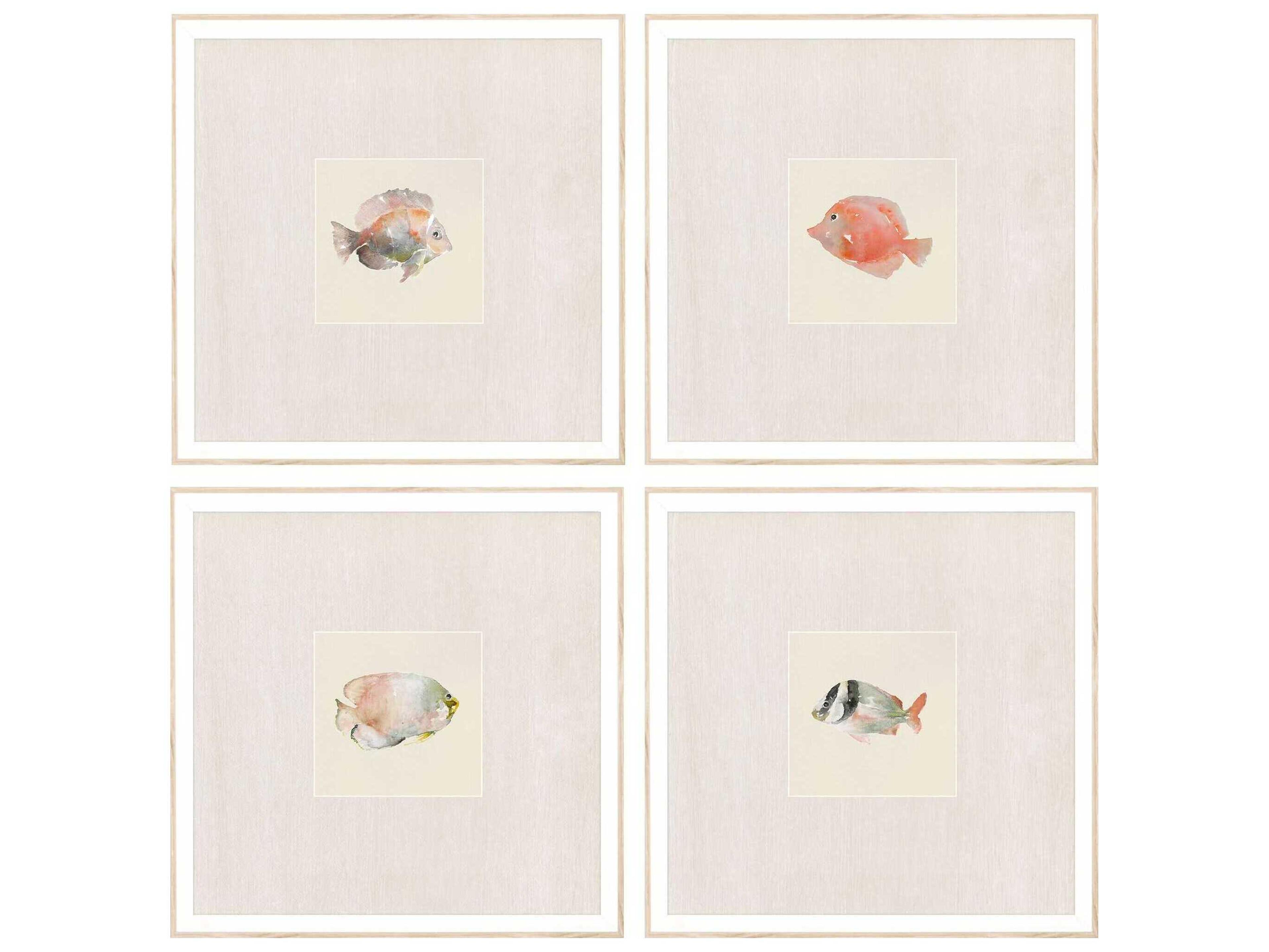 Paragon Coastal Medley Wall Art Set of 4