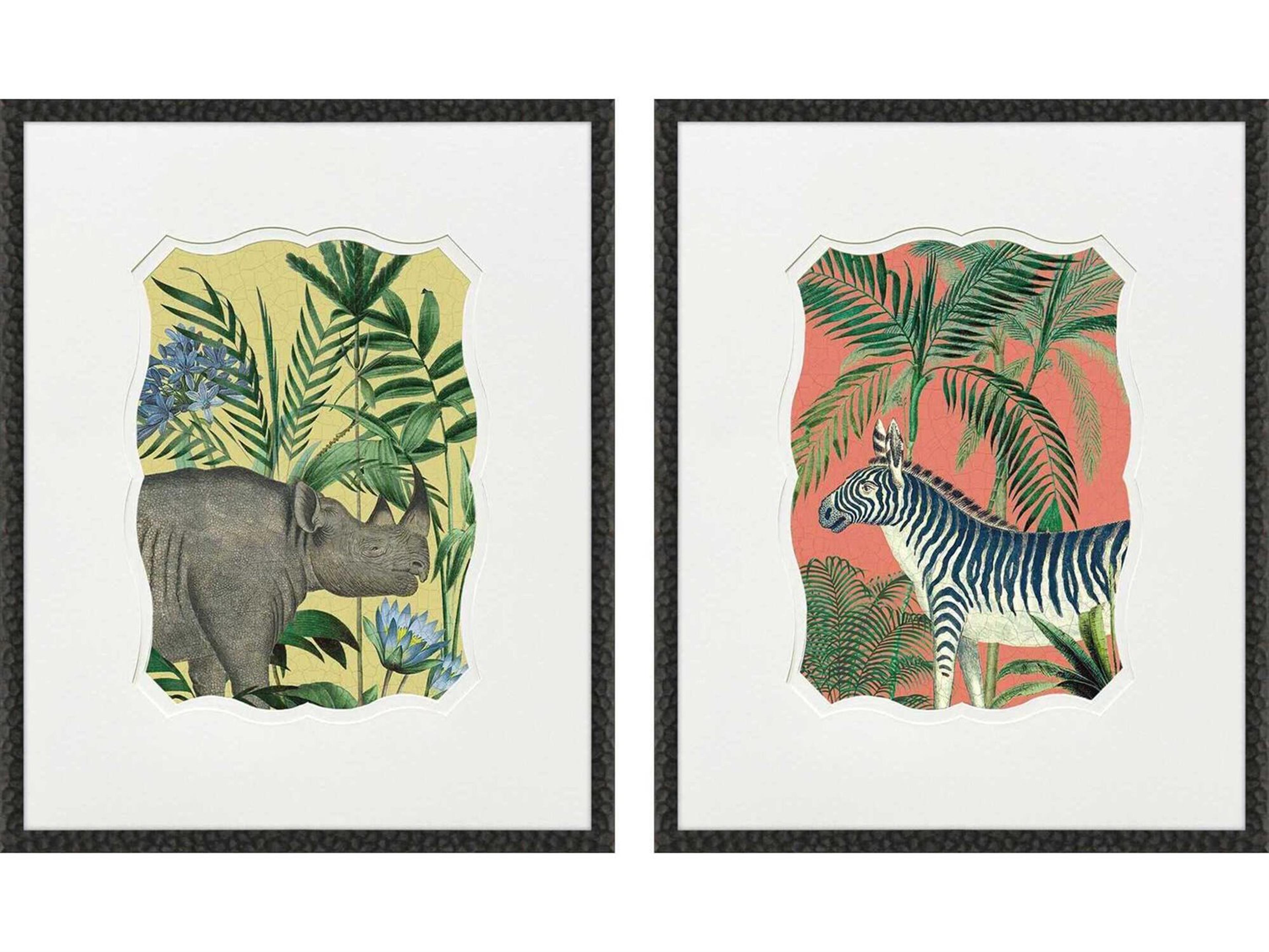 Paragon Animals Wild Wonderland-II Wall Art Set of 2