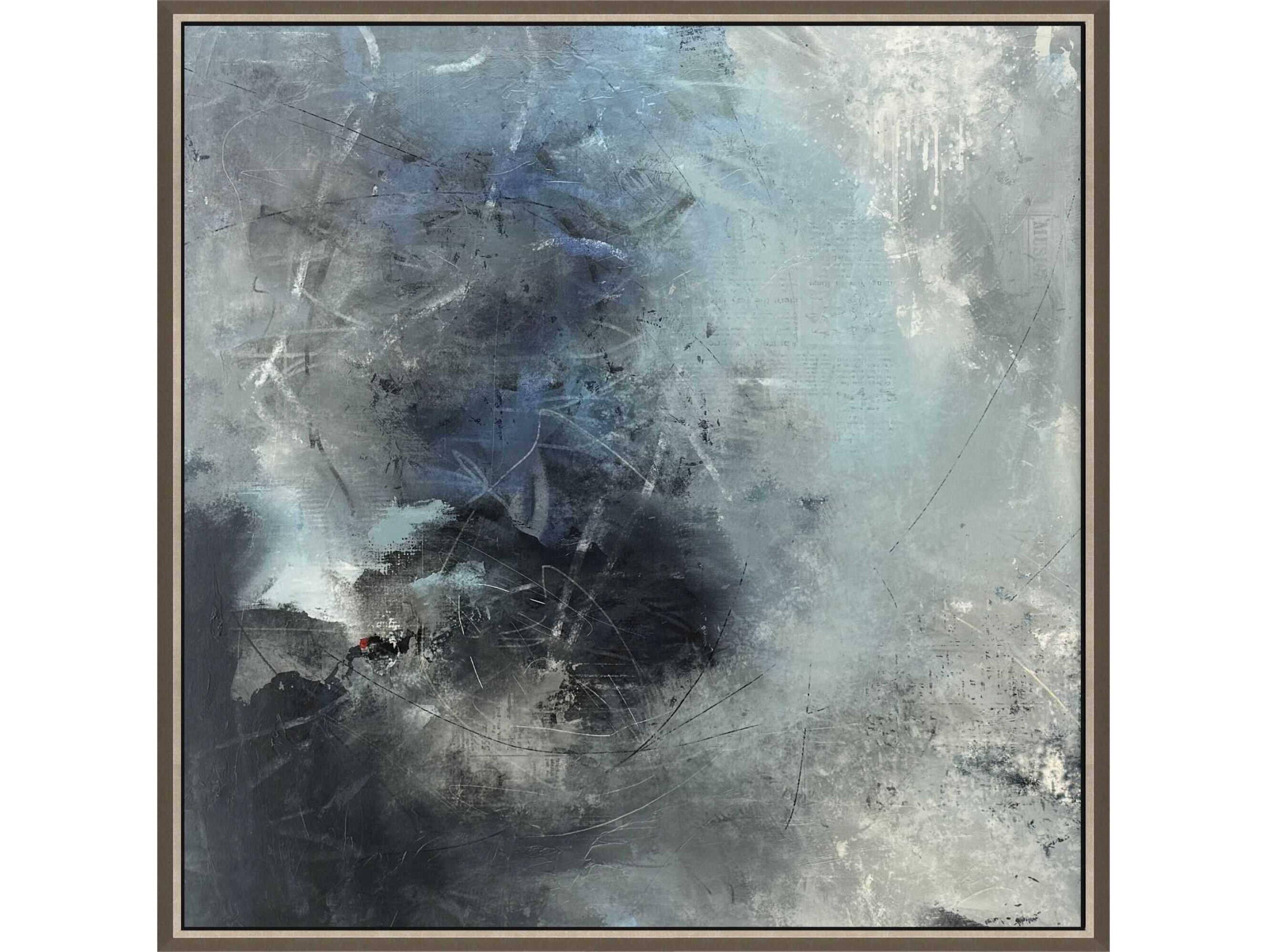 Paragon Abstract Blue Elements Canvas Wall Art