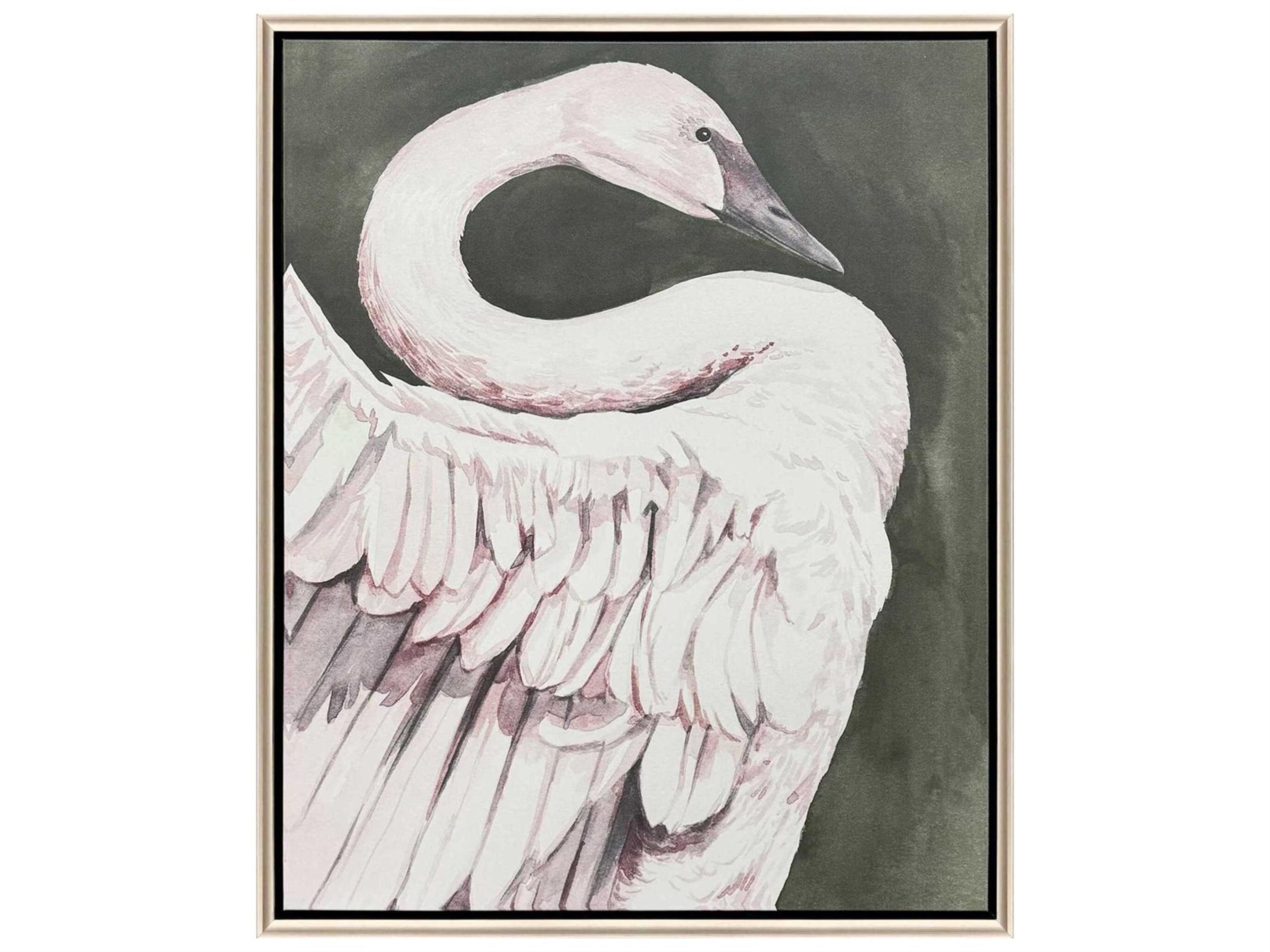Paragon Animals Swan Dance-I Canvas Wall Art