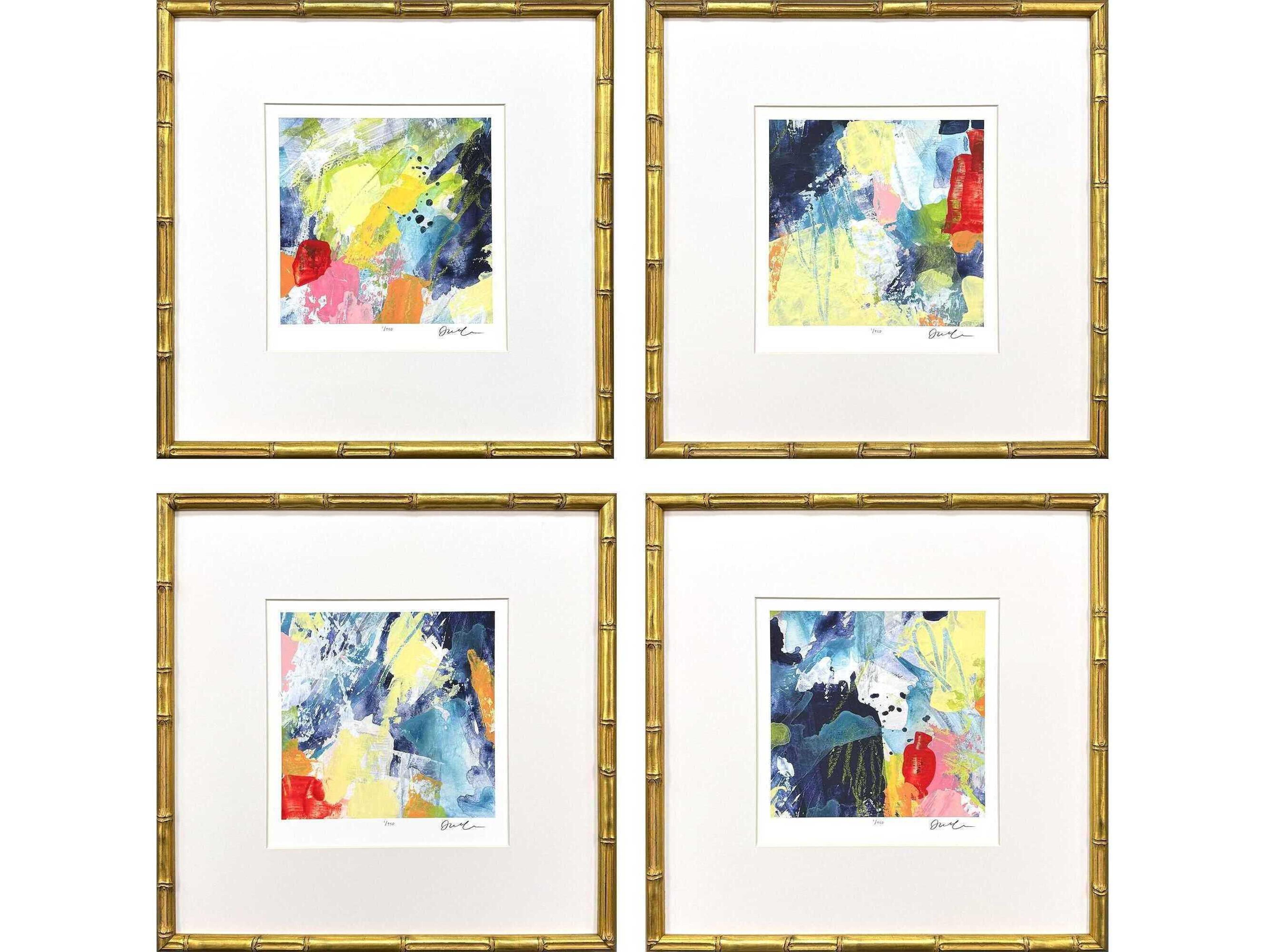 Paragon Abstract Unfettered Wall Art Set of 4