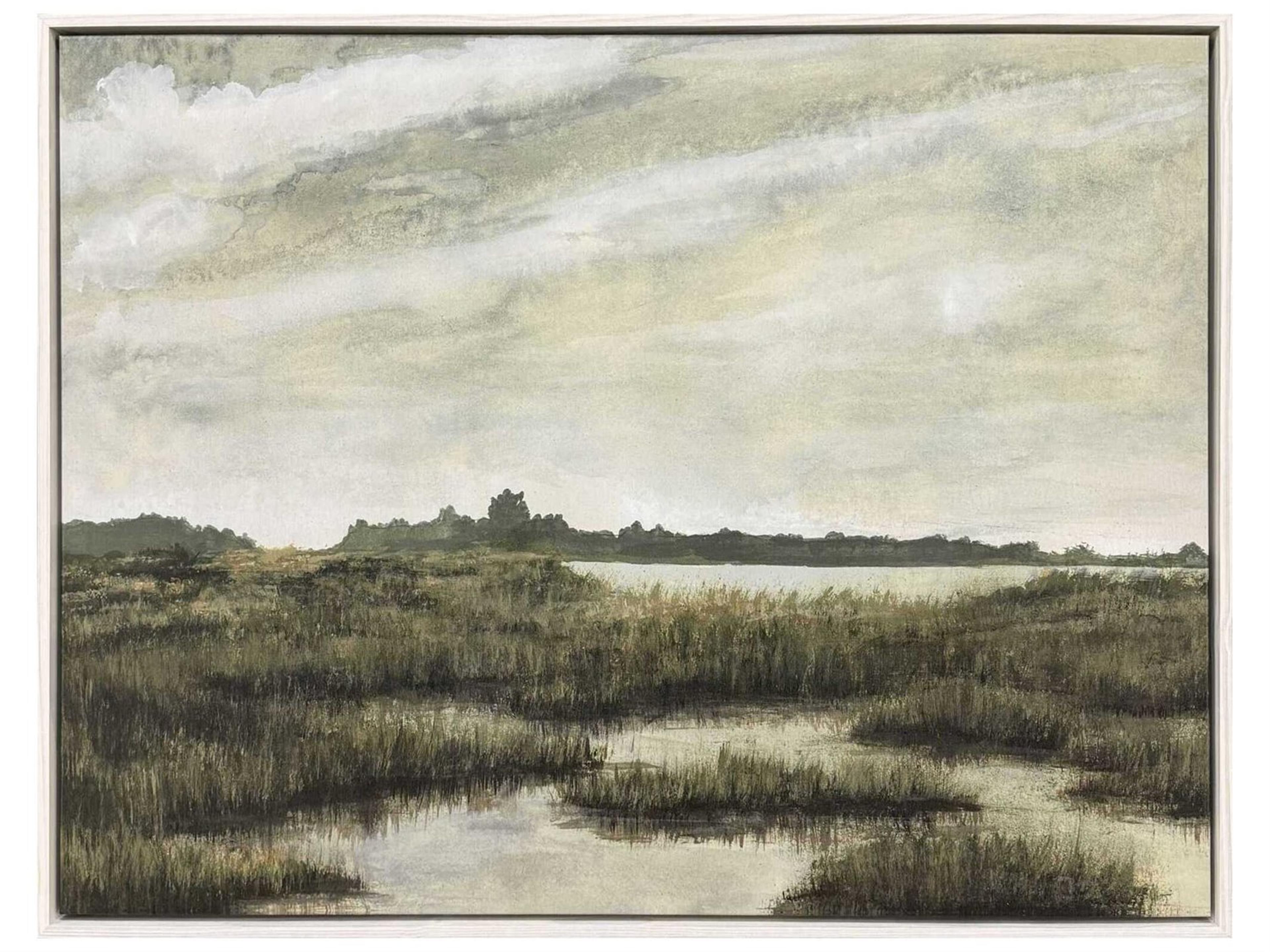 Paragon Landscapes Overcast Inlet-I Canvas Wall Art