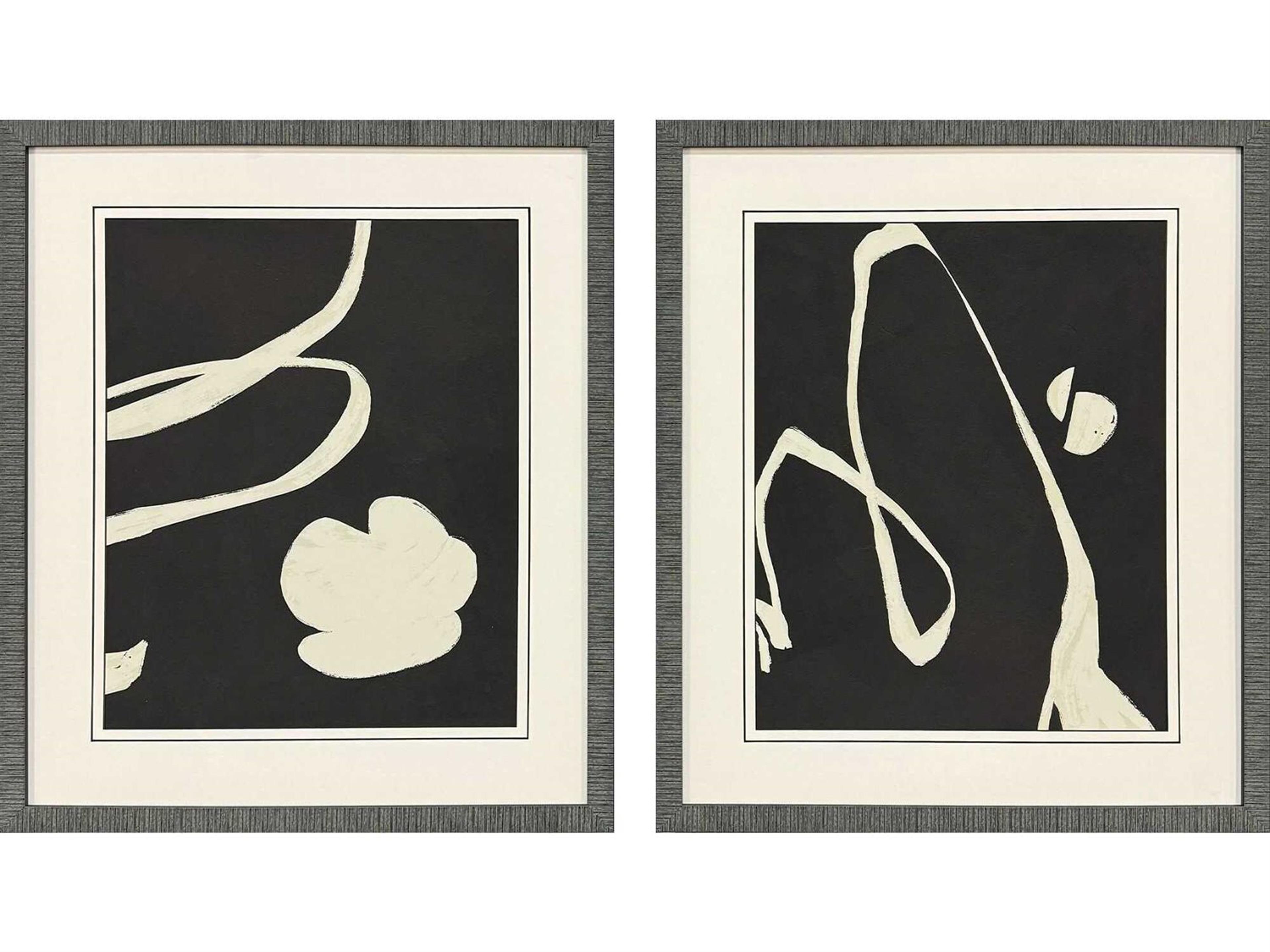 Paragon Abstract Neutral Spring-I Wall Art Set of 2