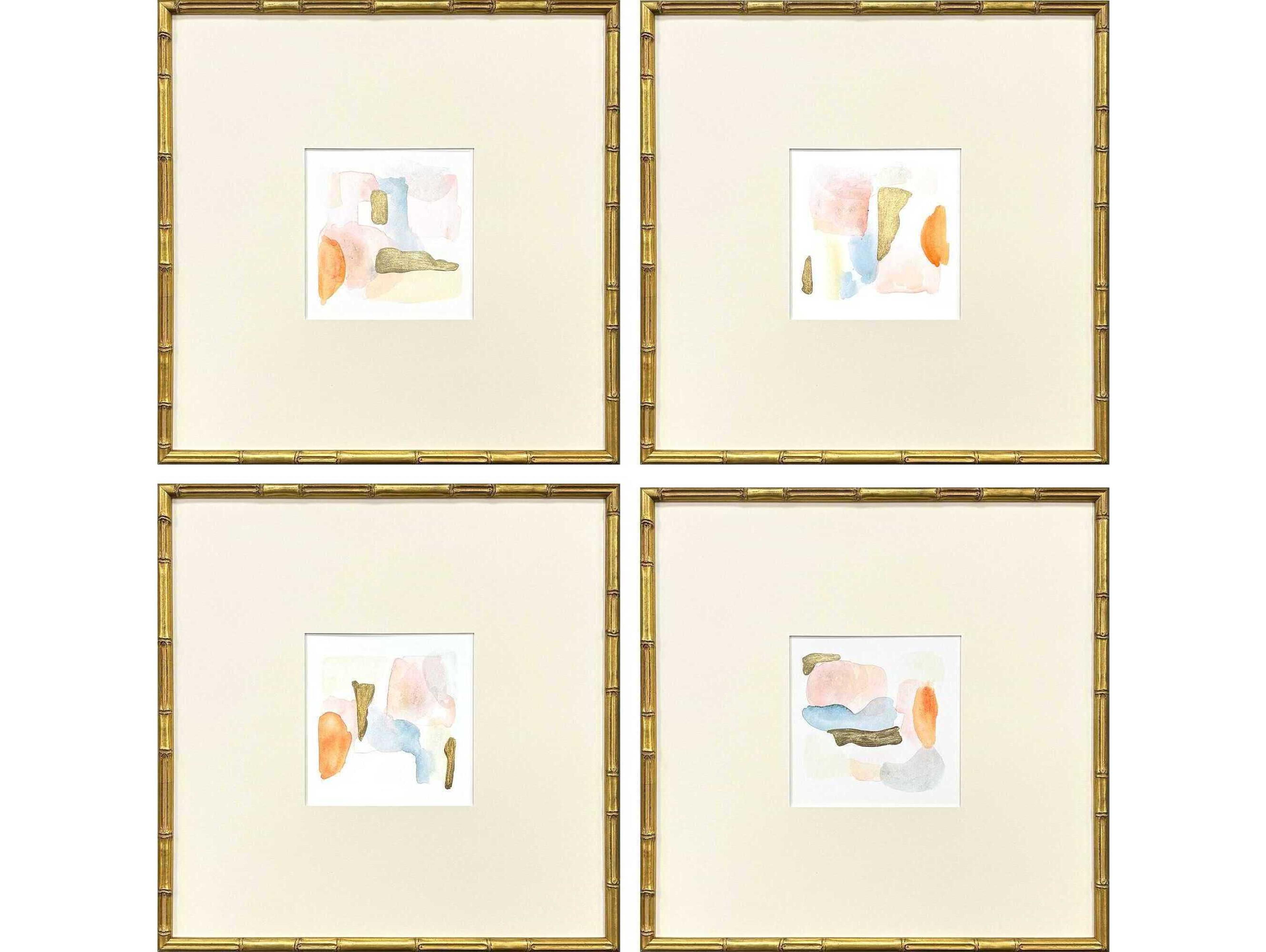 Paragon Abstract Like Clouds Wall Art Set of 4