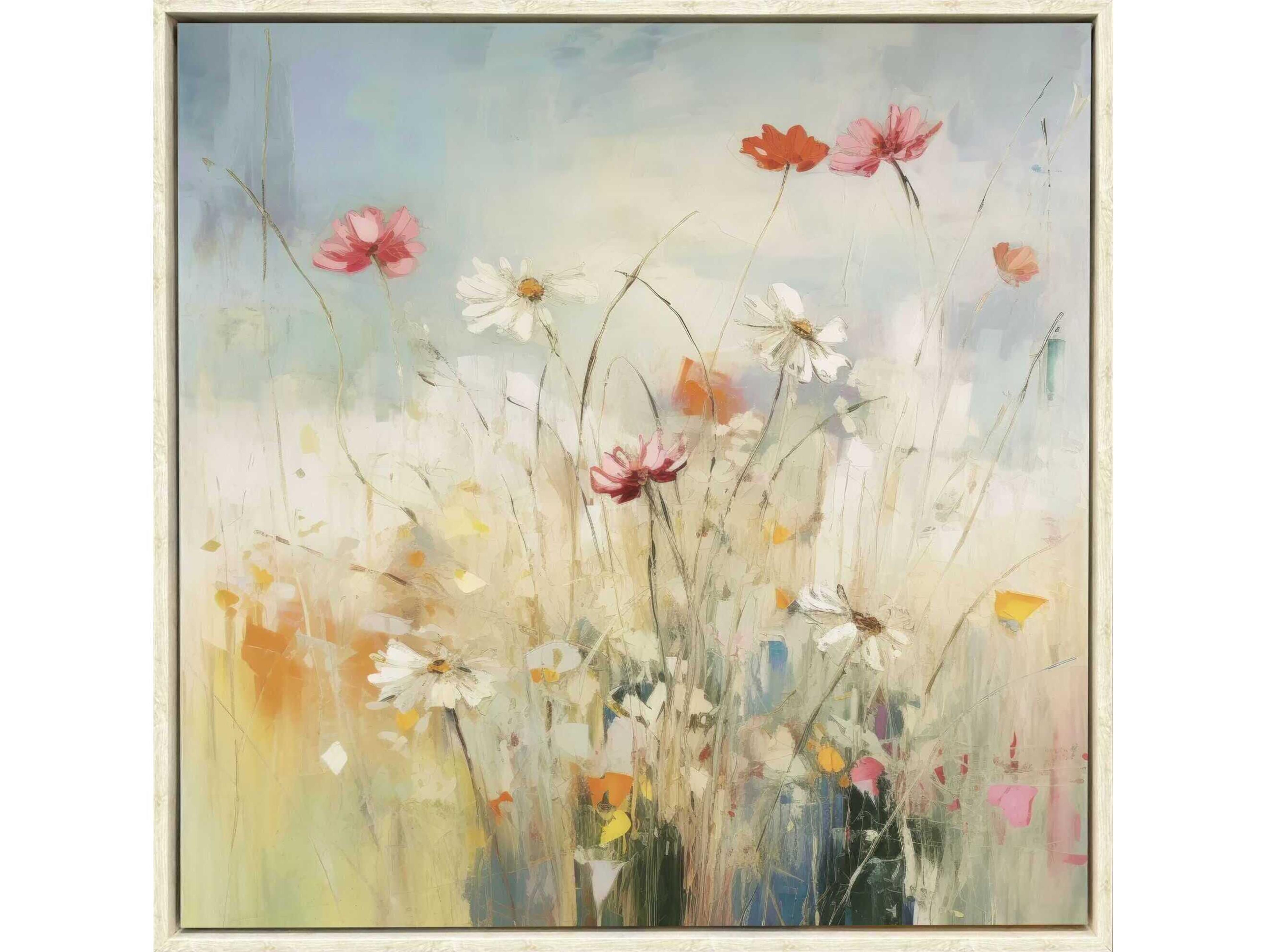 Paragon Florals Blooms In the Meadow-I Canvas Wall Art