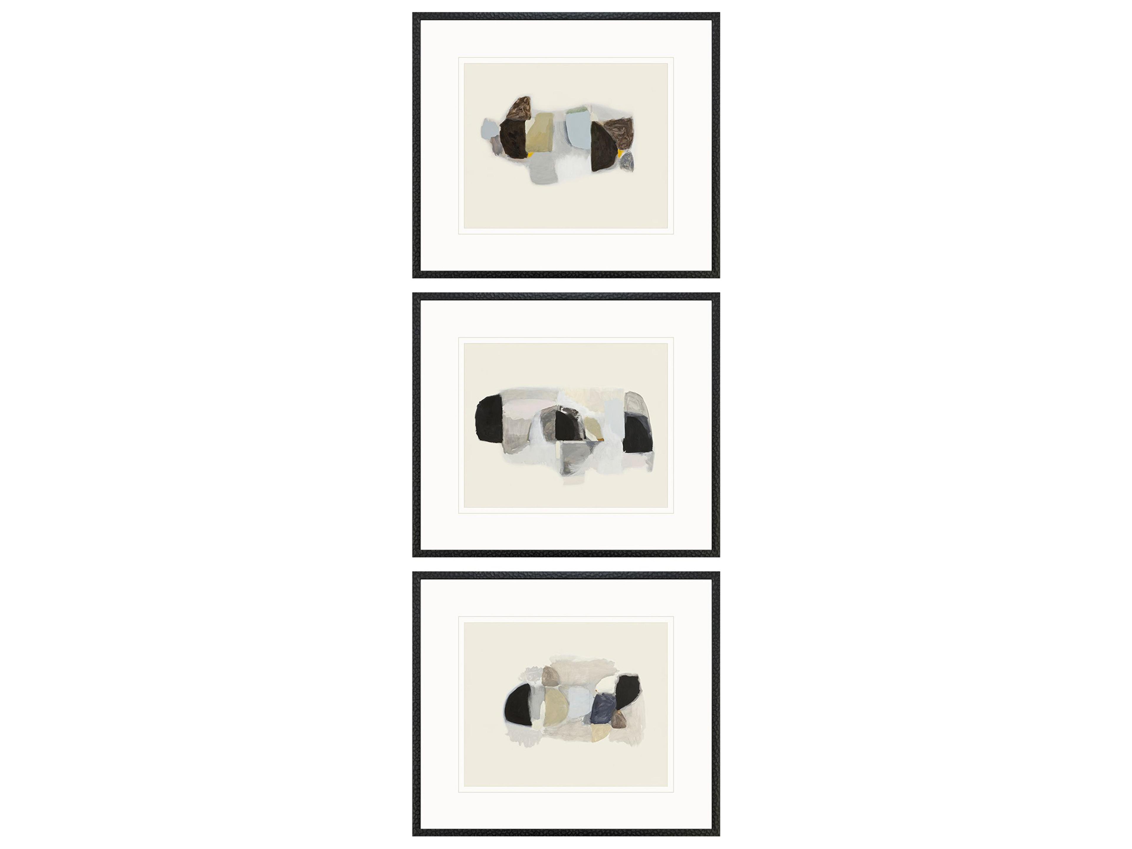 Paragon Goudy Sans Framed Art - Set of 3