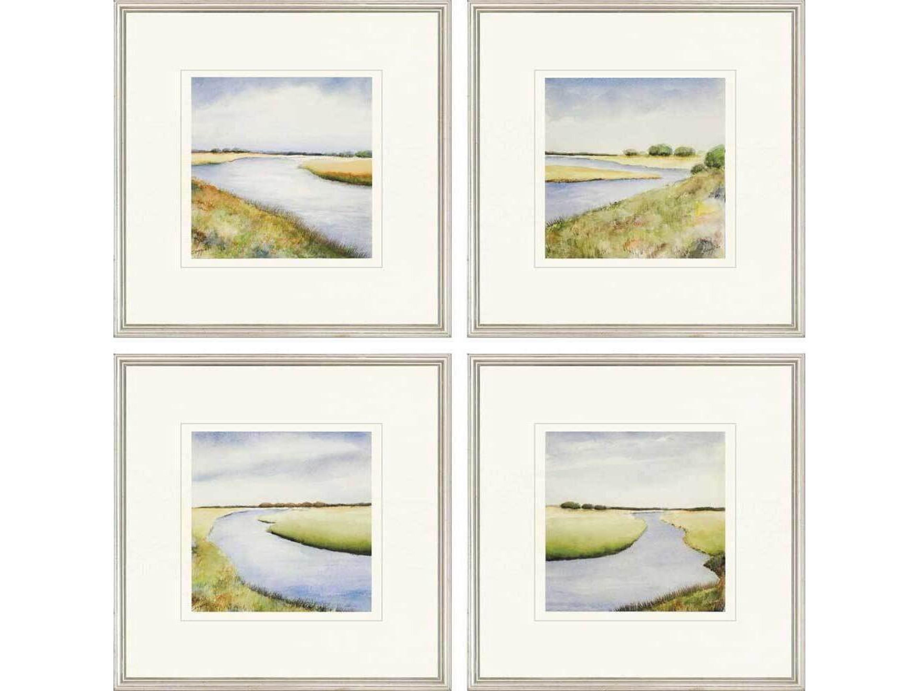 Paragon Landscapes Marsh Wall Art Set of 4