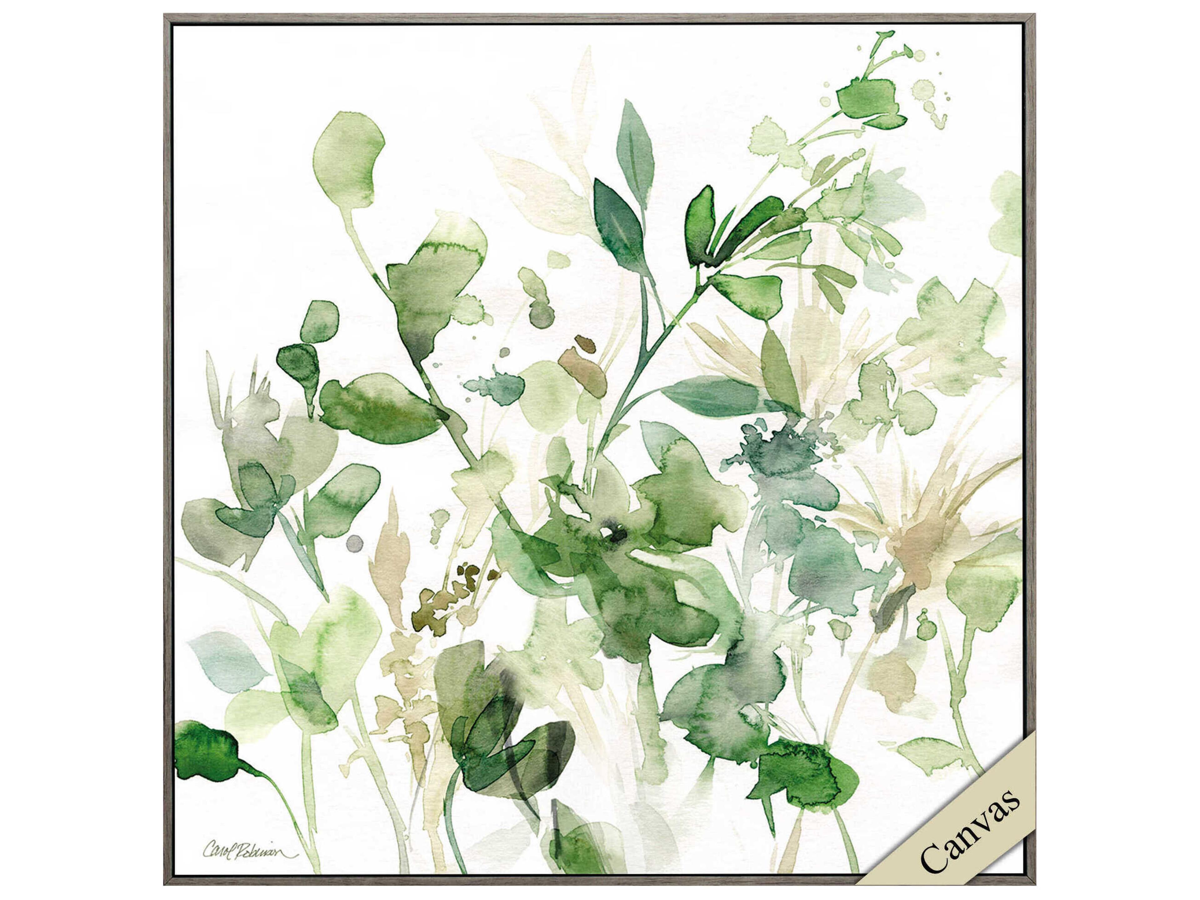 Paragon Florals Sage Garden-I Canvas Wall Art