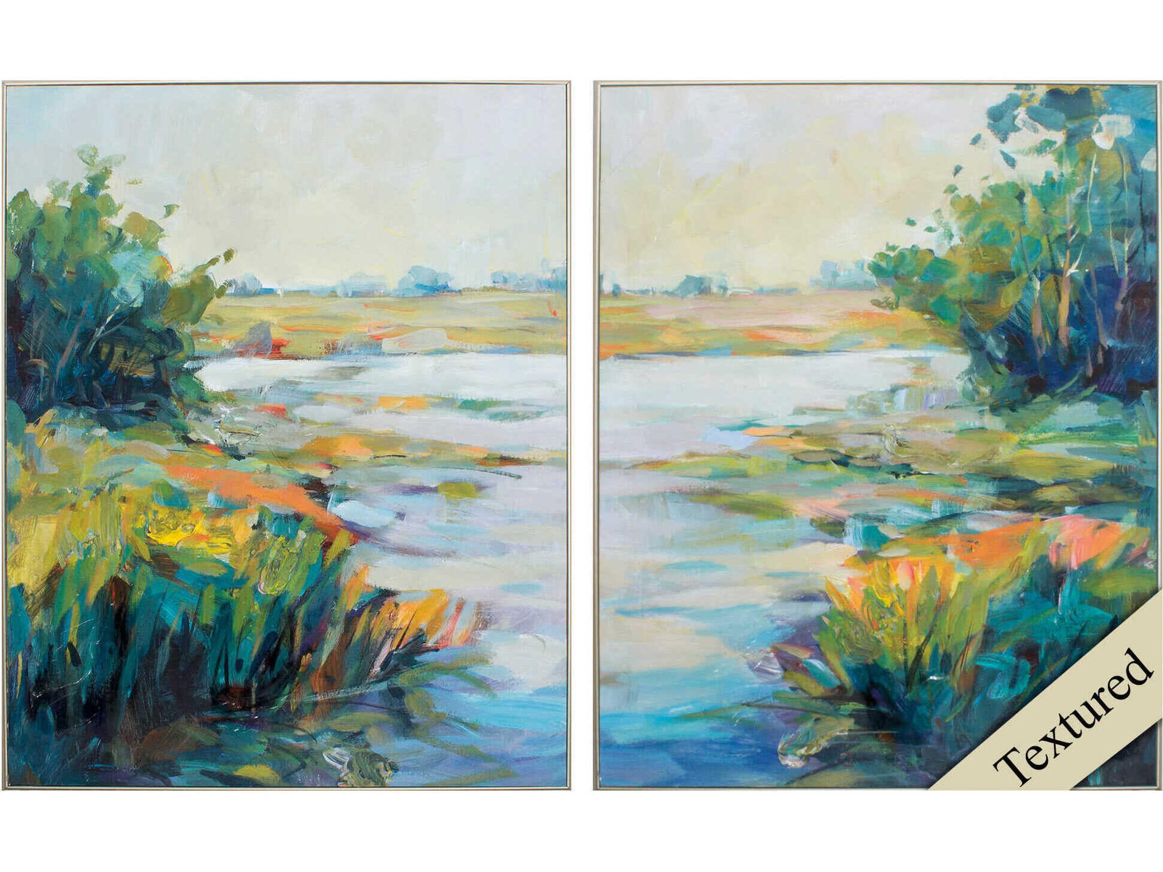 Paragon Landscapes Marsh Colors Wall Art Set of 2