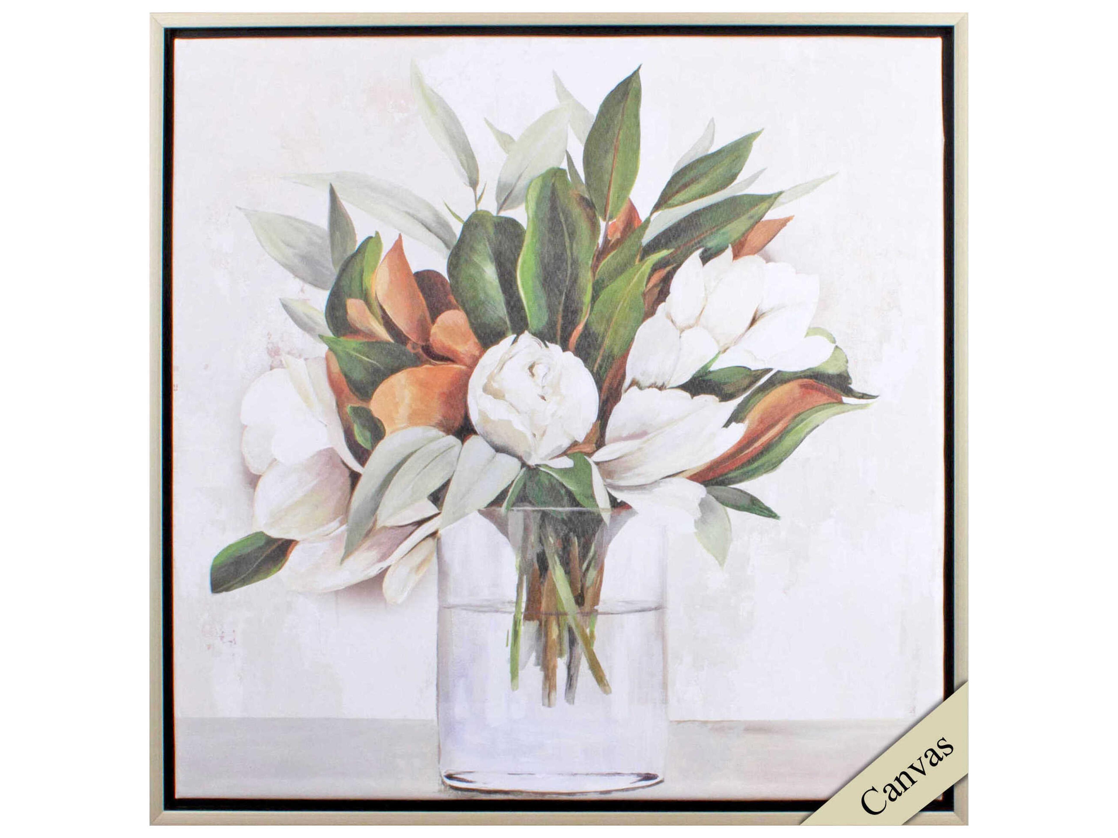 Paragon Florals Magnolia Bouquet Canvas Wall Art