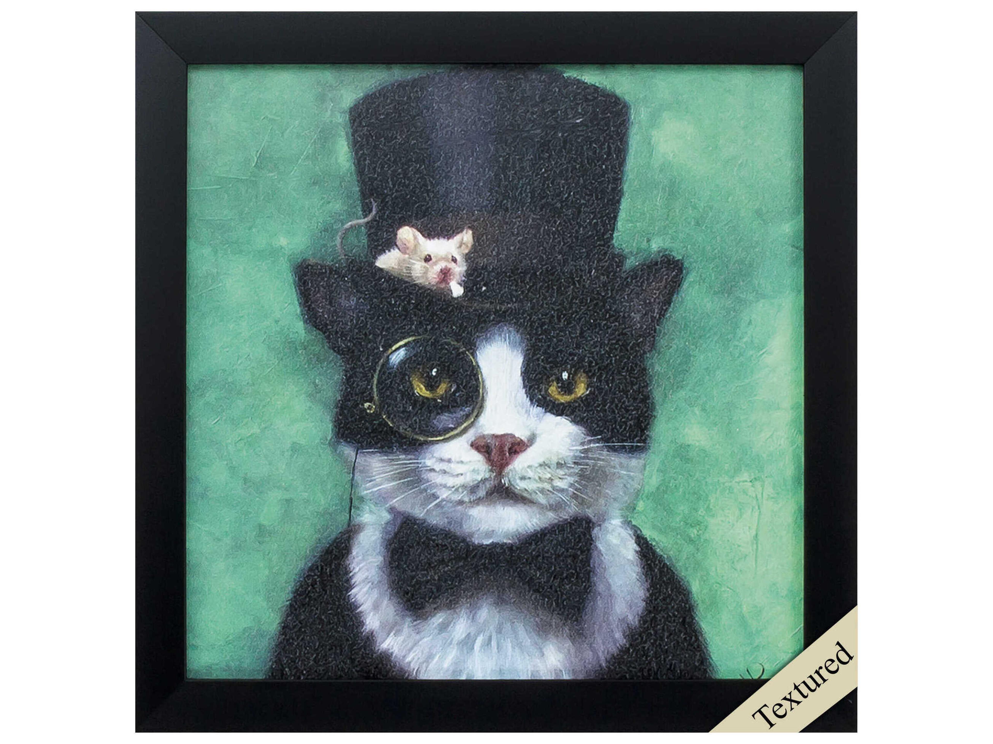 Paragon Animals Tuxedo Cat Wall Art