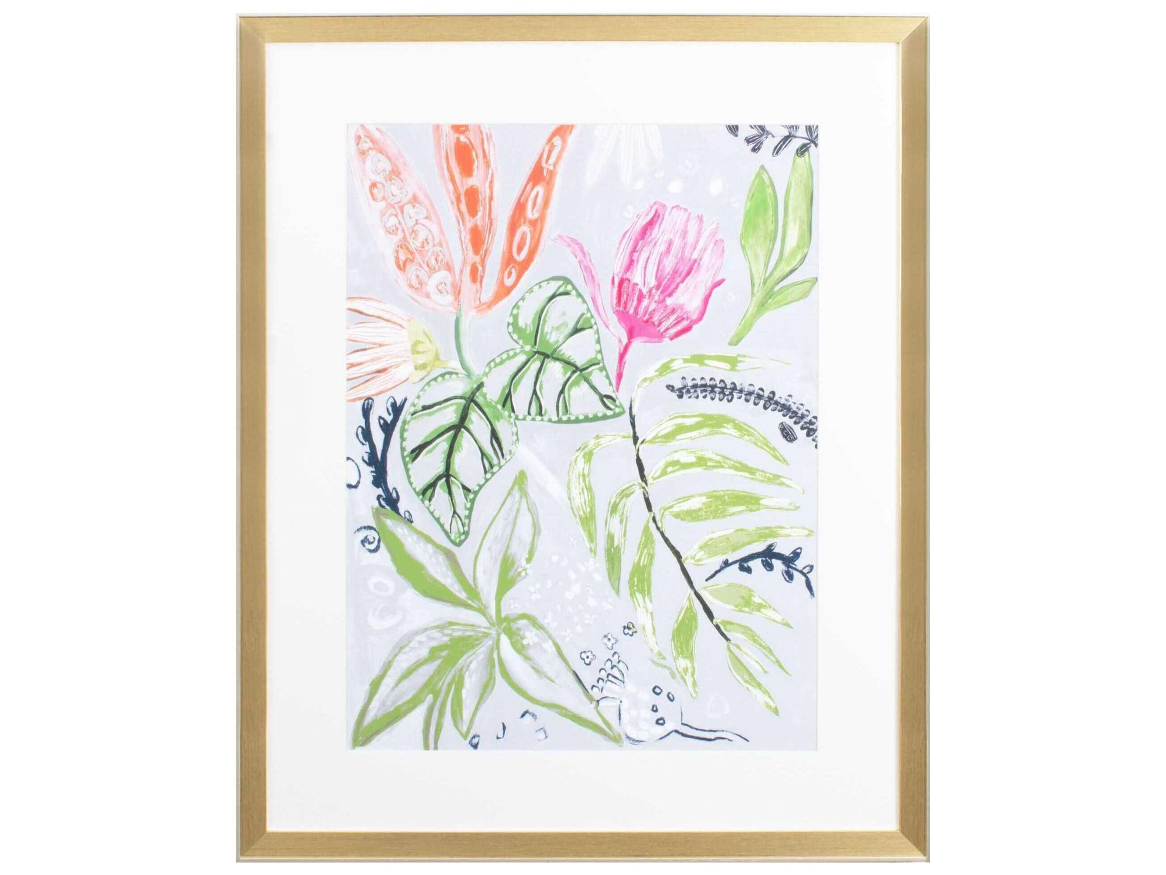 Paragon Florals Tropical Blooms-II Wall Art