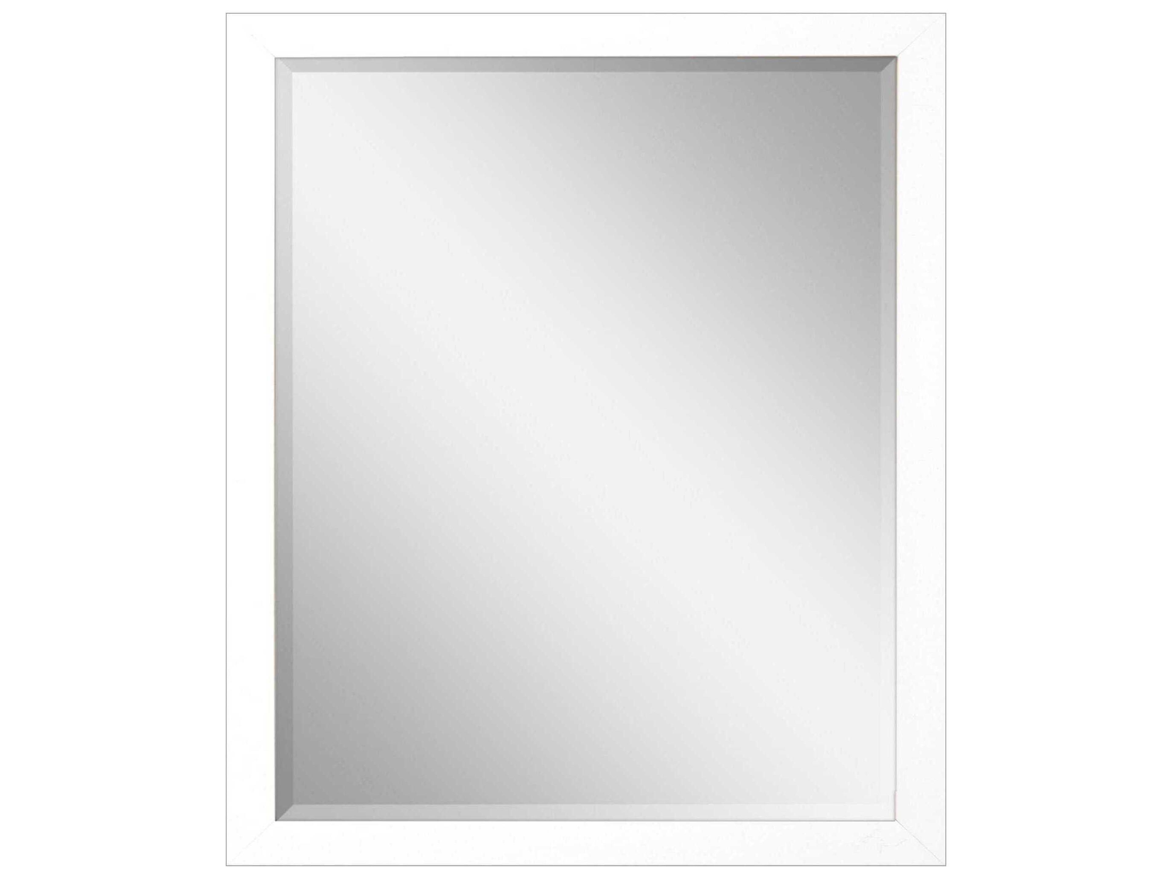 Paragon White Rectangular Wall Mirror