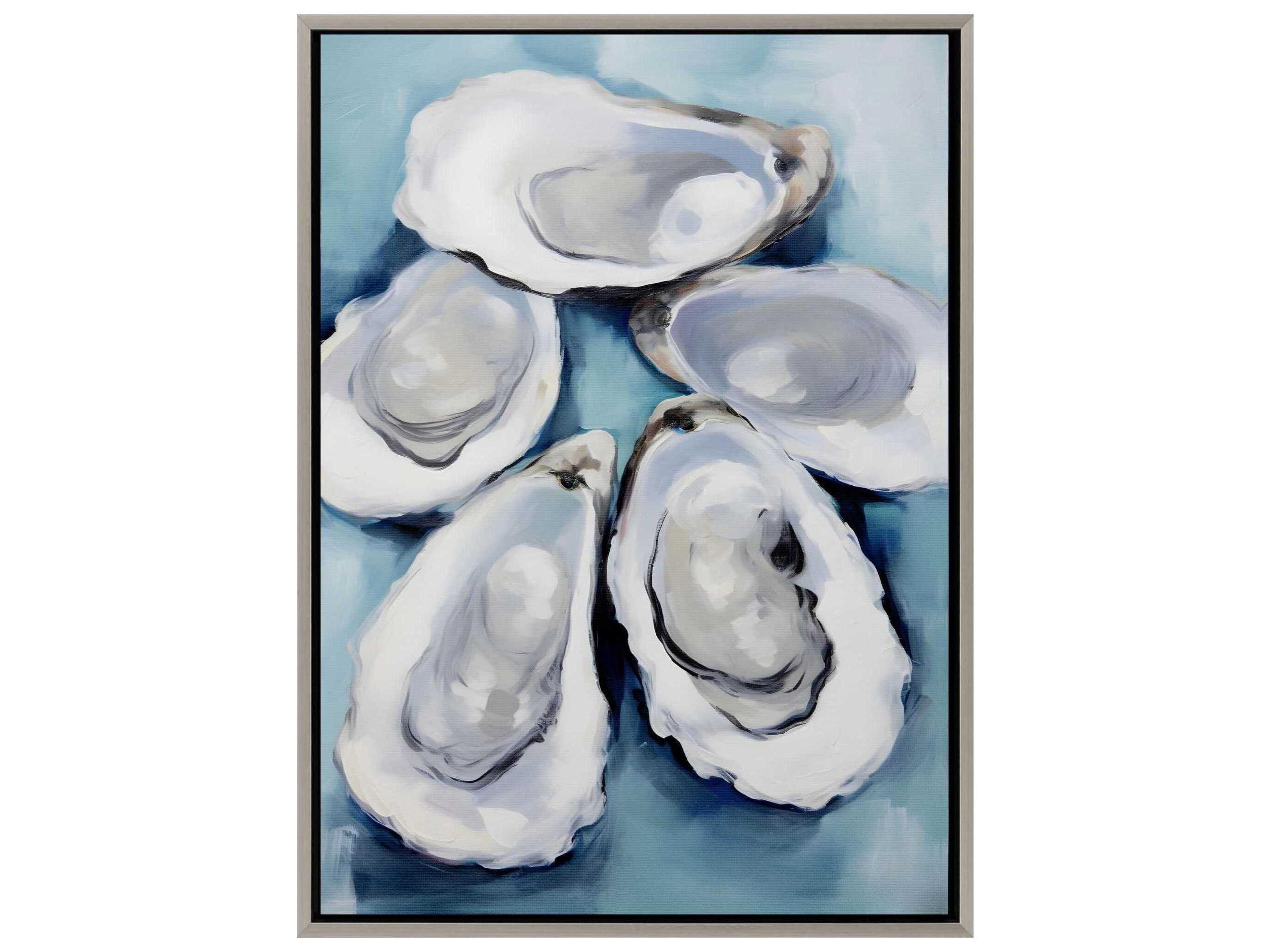 Paragon Five Oysters Canvas Wall Art