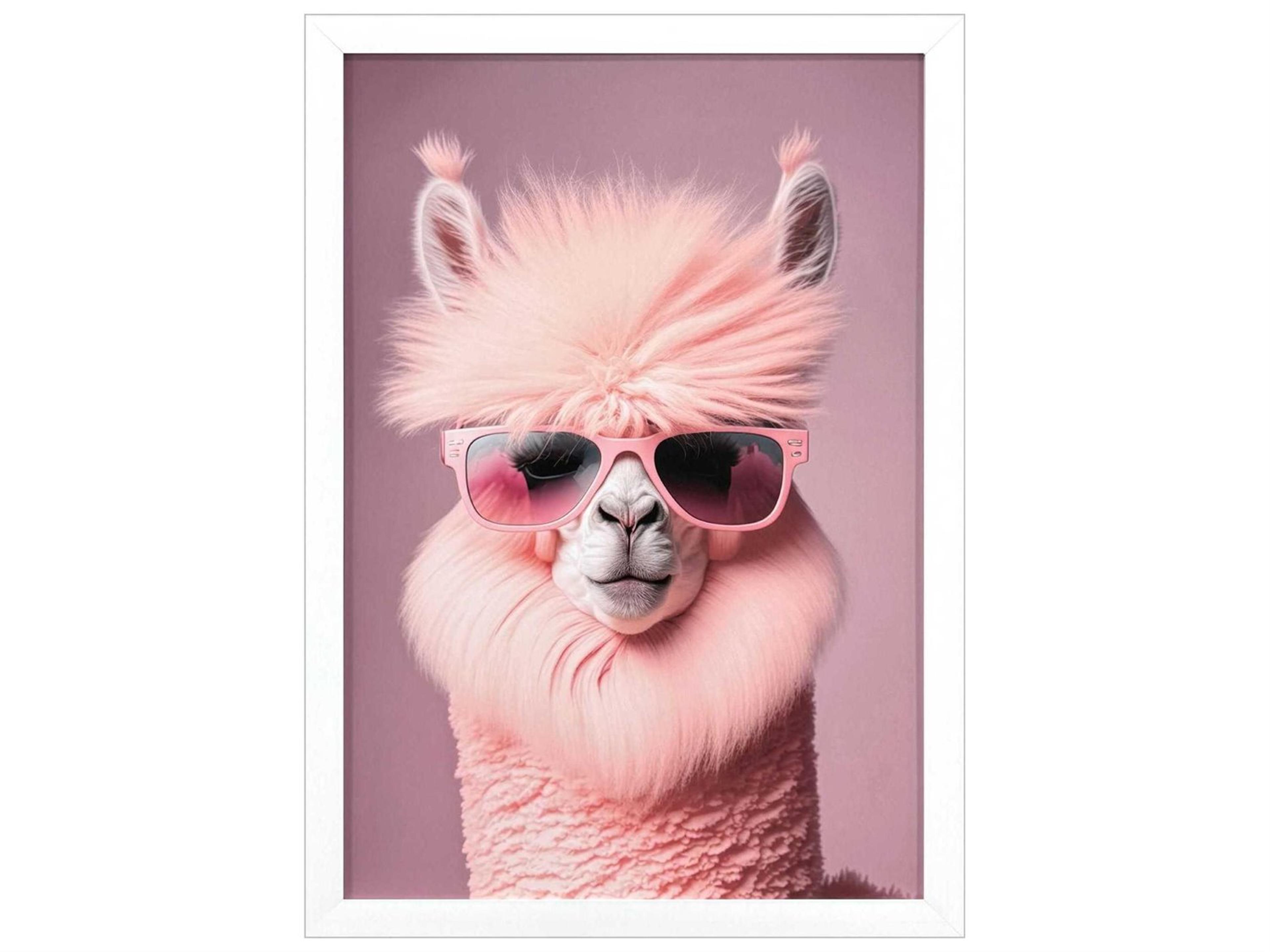 Paragon Animals Llama in Sunglasses Wall Art