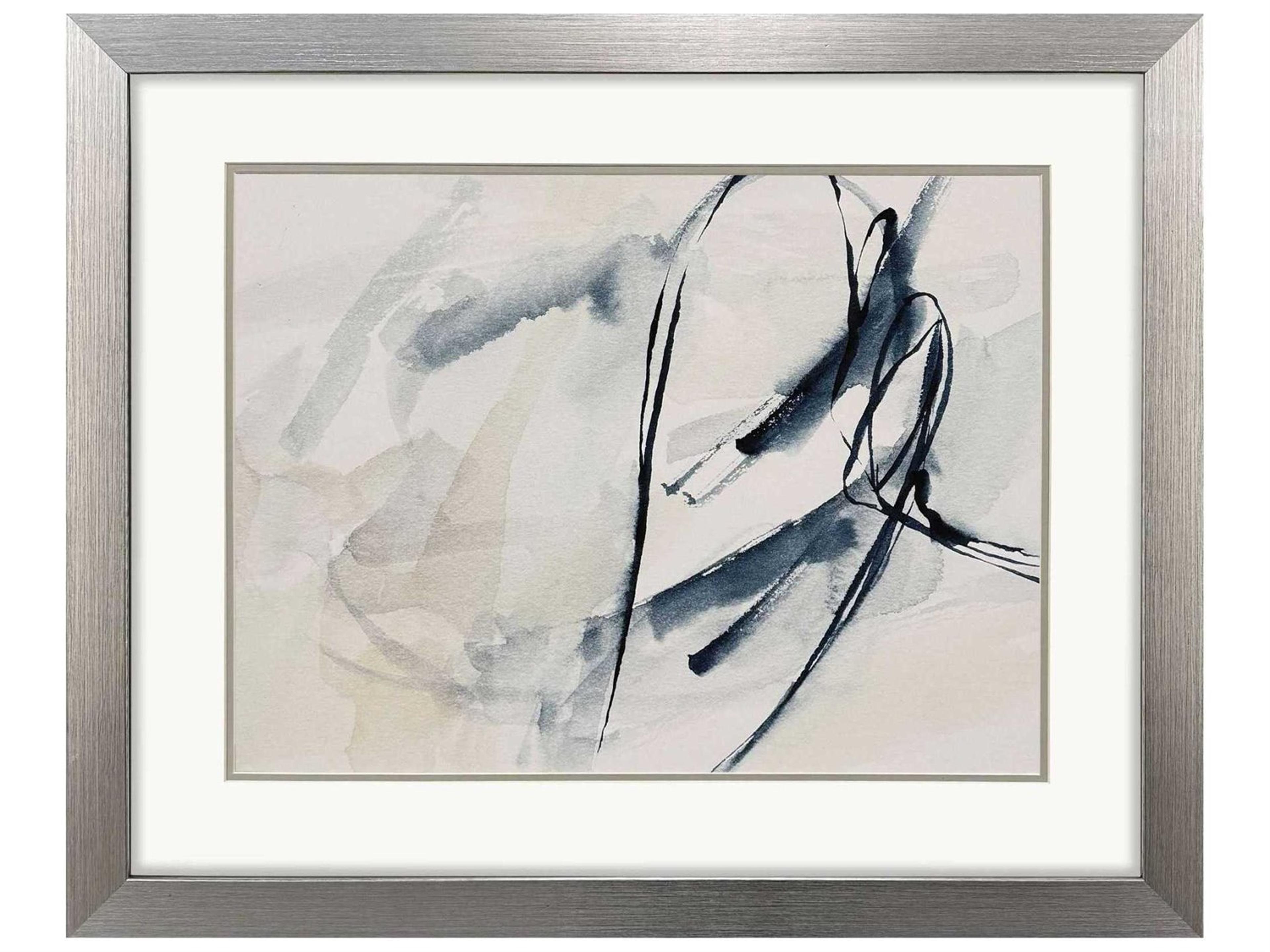 Paragon Abstract Indigo Markings-IV Wall Art