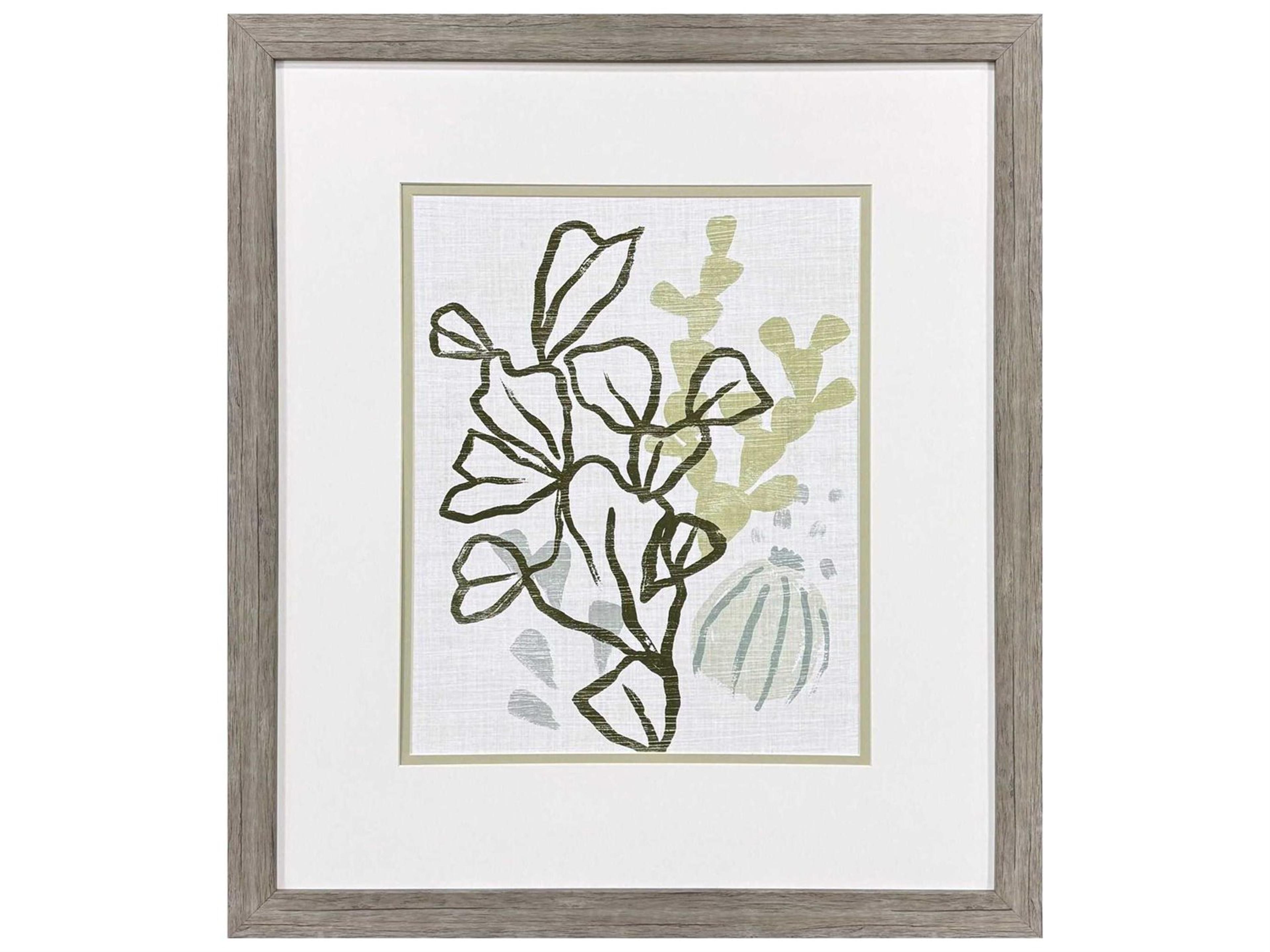 Paragon Waterside Coral Blockprint-IV Wall Art