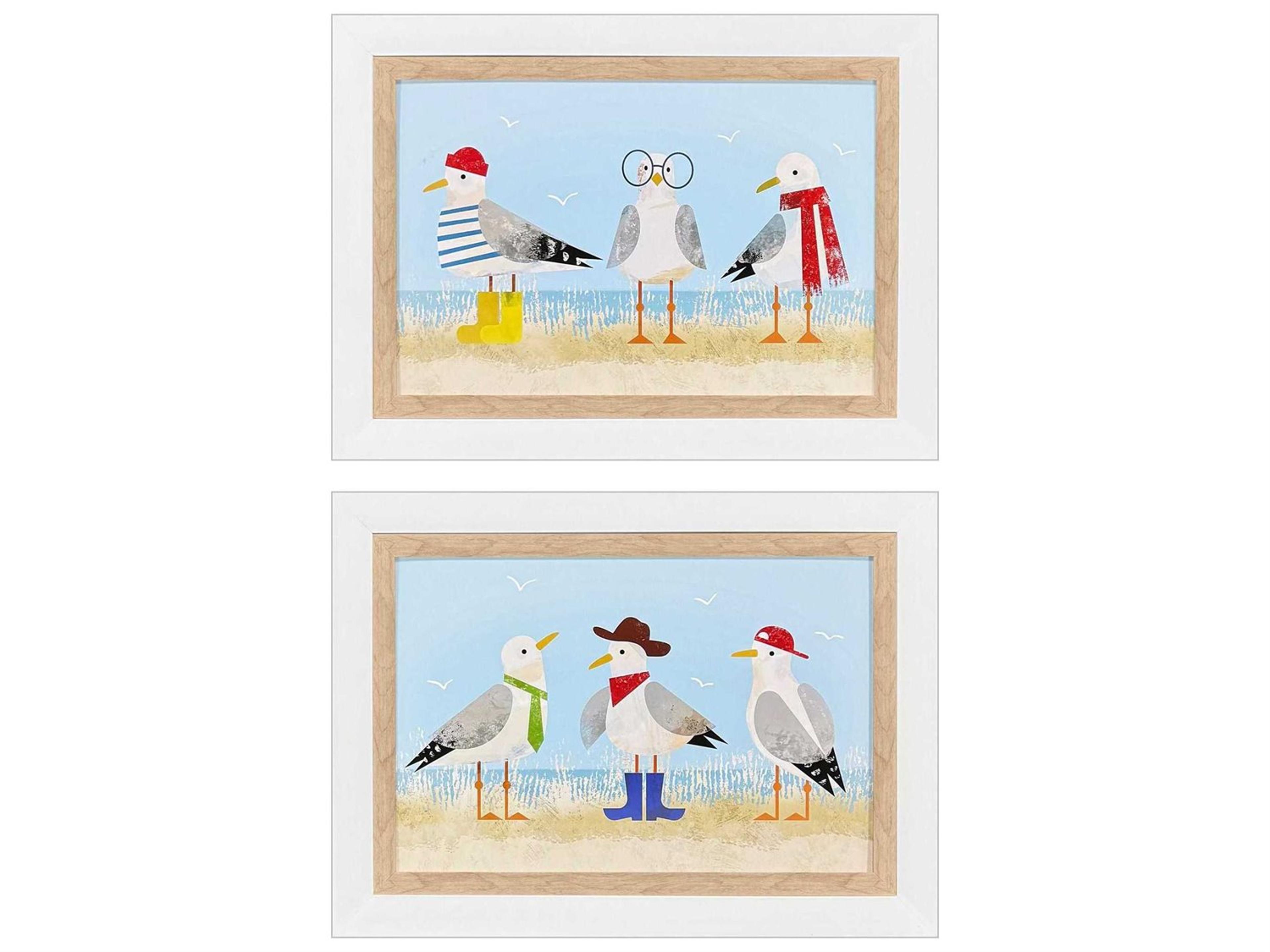 Paragon Animals Sassy Seagull Wall Art Set of 2