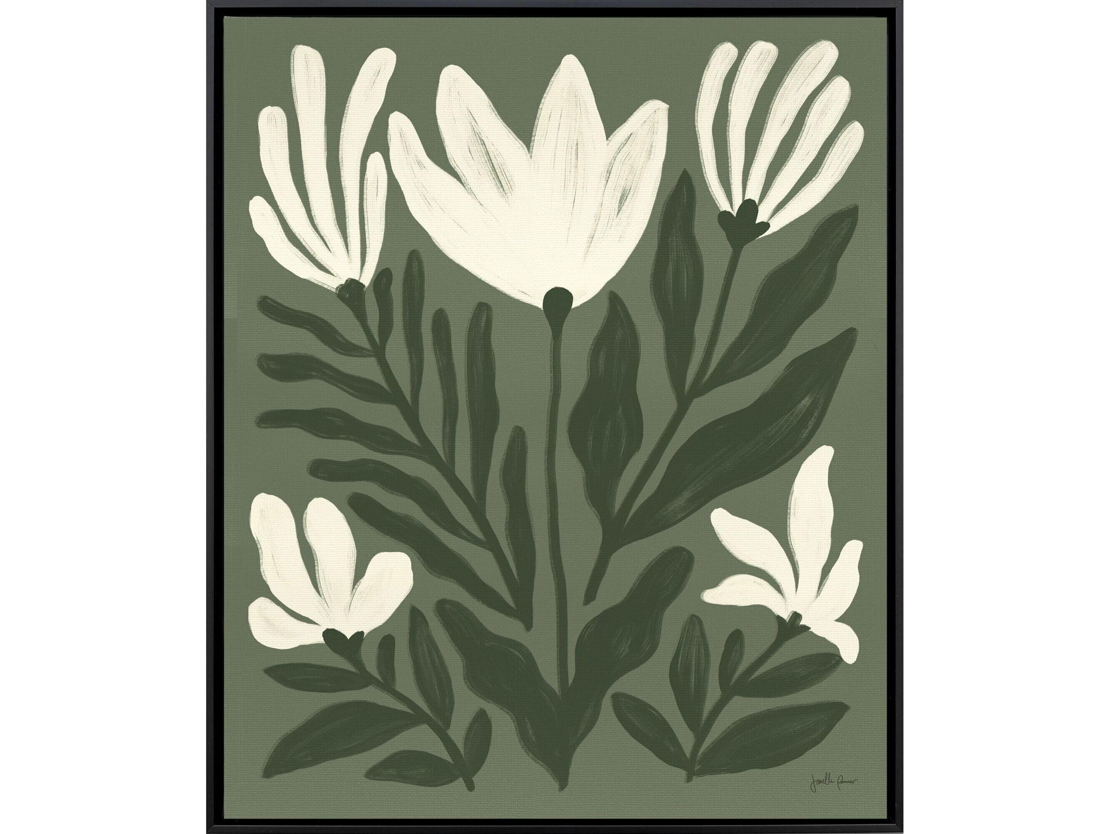 Paragon Simple Petals II Canvas Wall Art