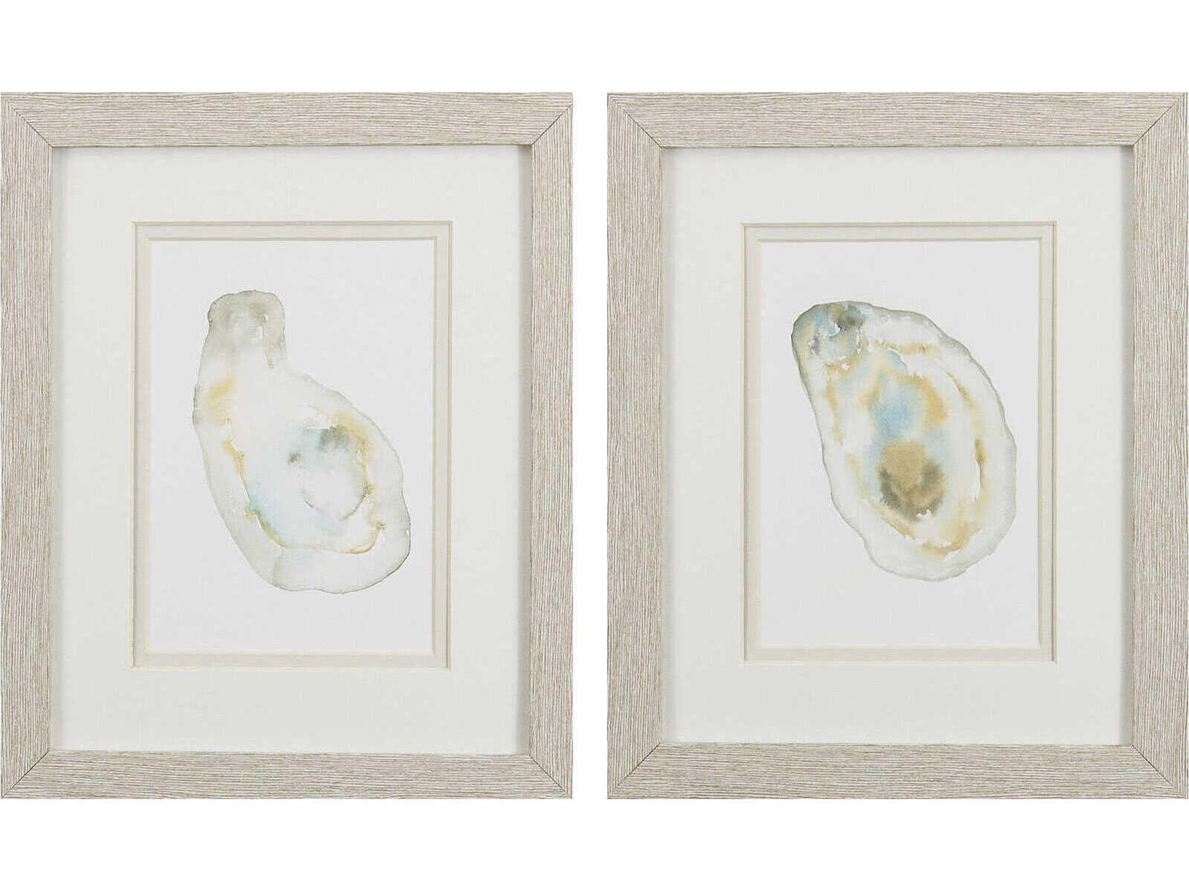 Paragon Waterside Oyster Wall Art Set of 2