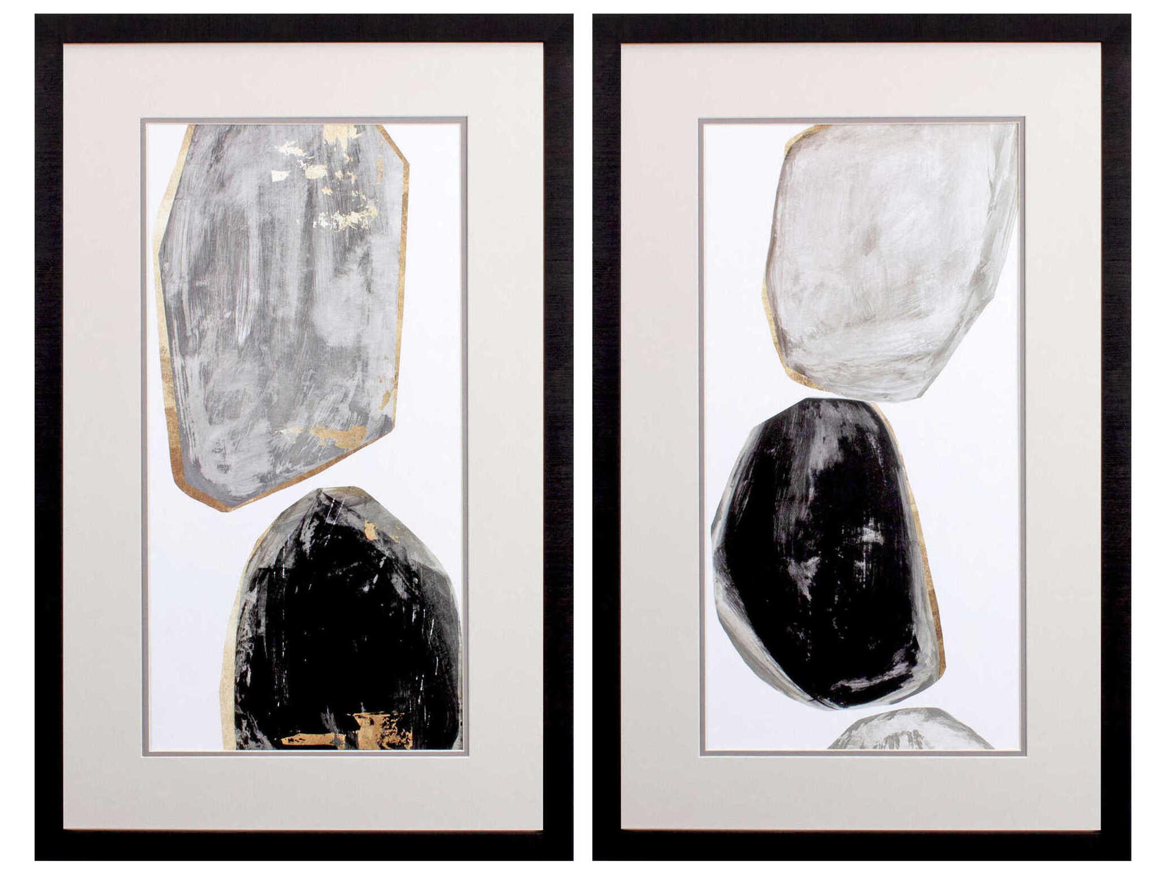 Paragon Abstract Stones Wall Art Set of 2