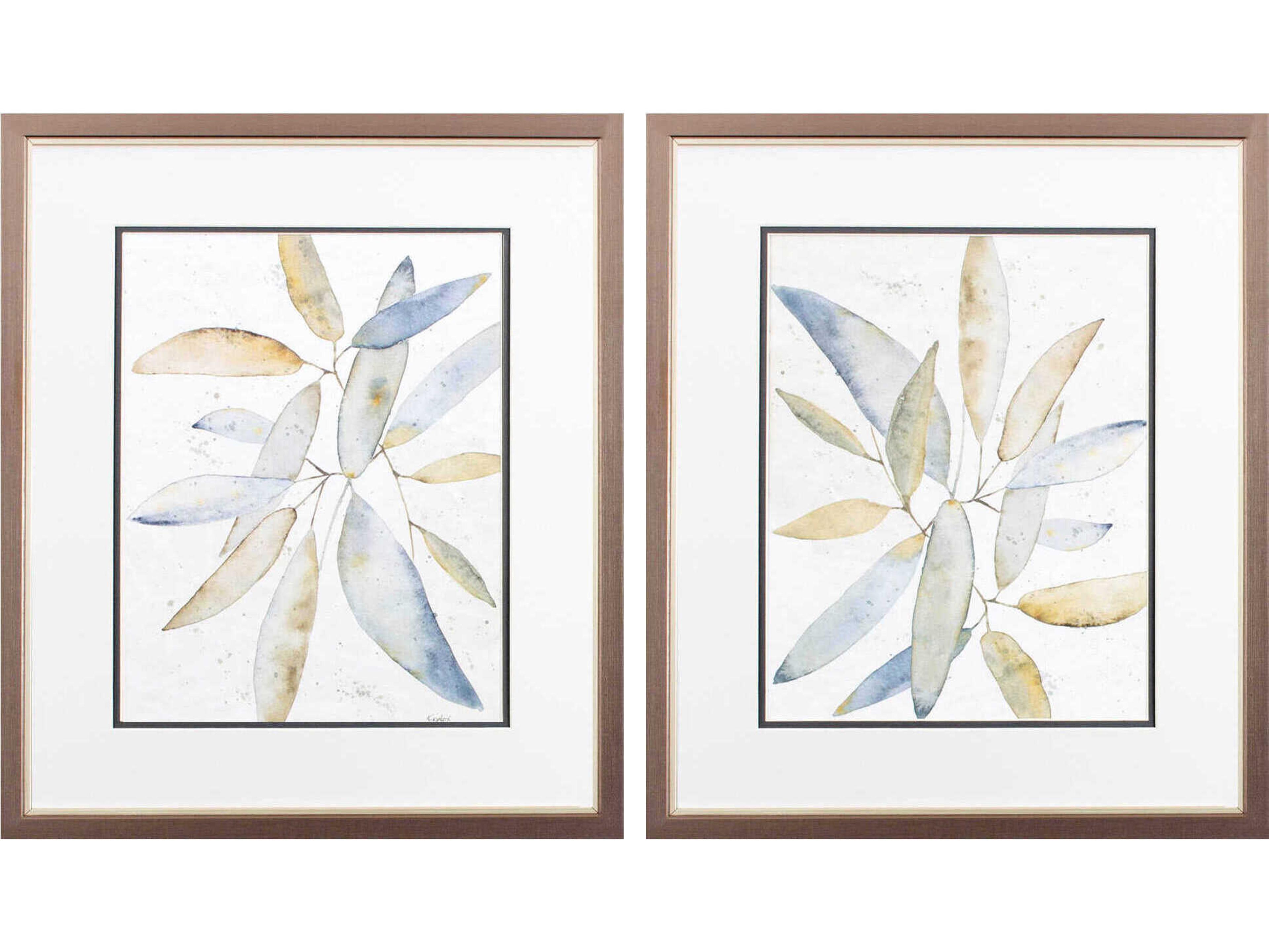 Paragon Florals Lotta Latte Wall Art Set of 2