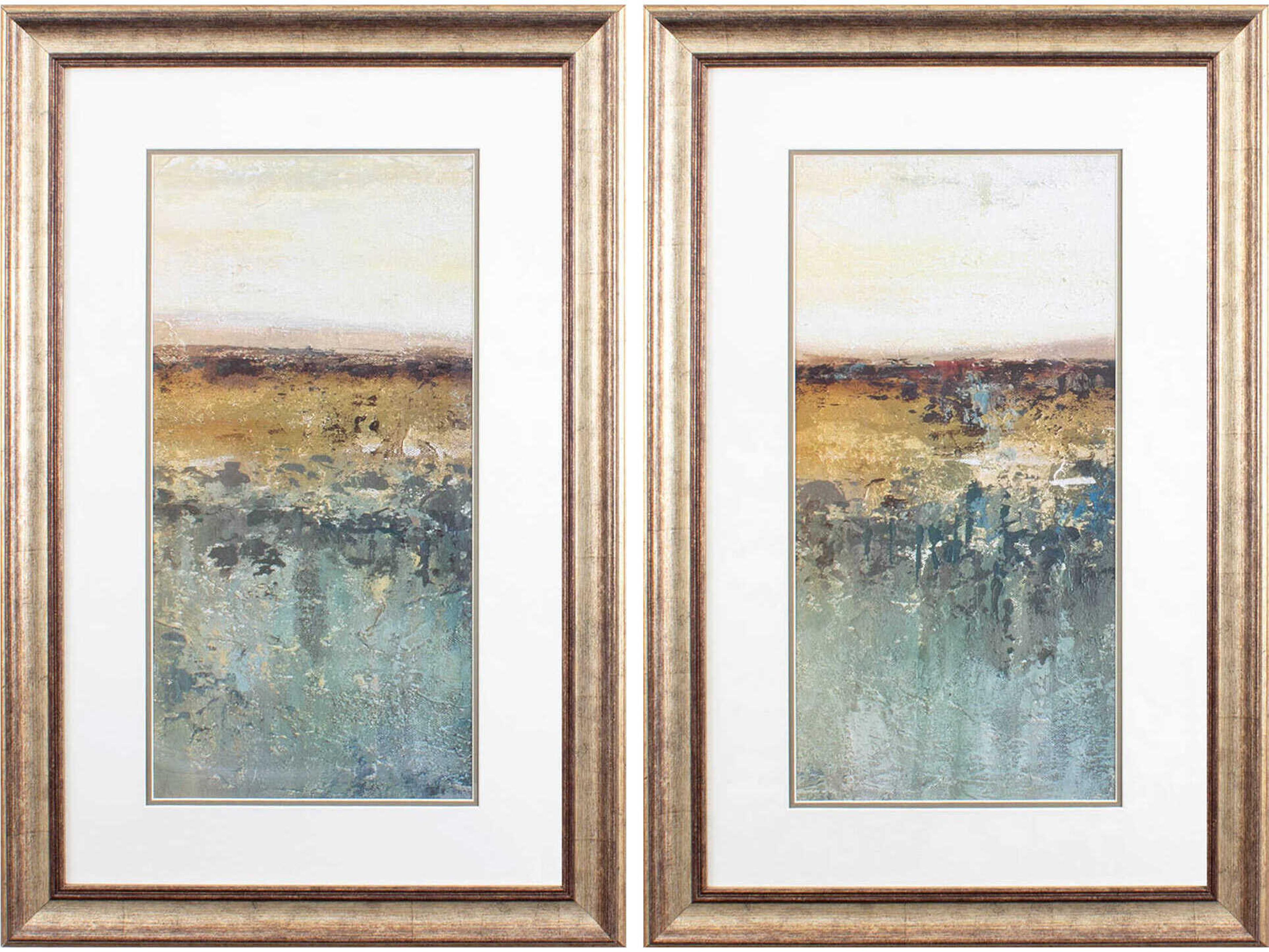 Paragon Abstract Antique Contemporary Wall Art Set of 2