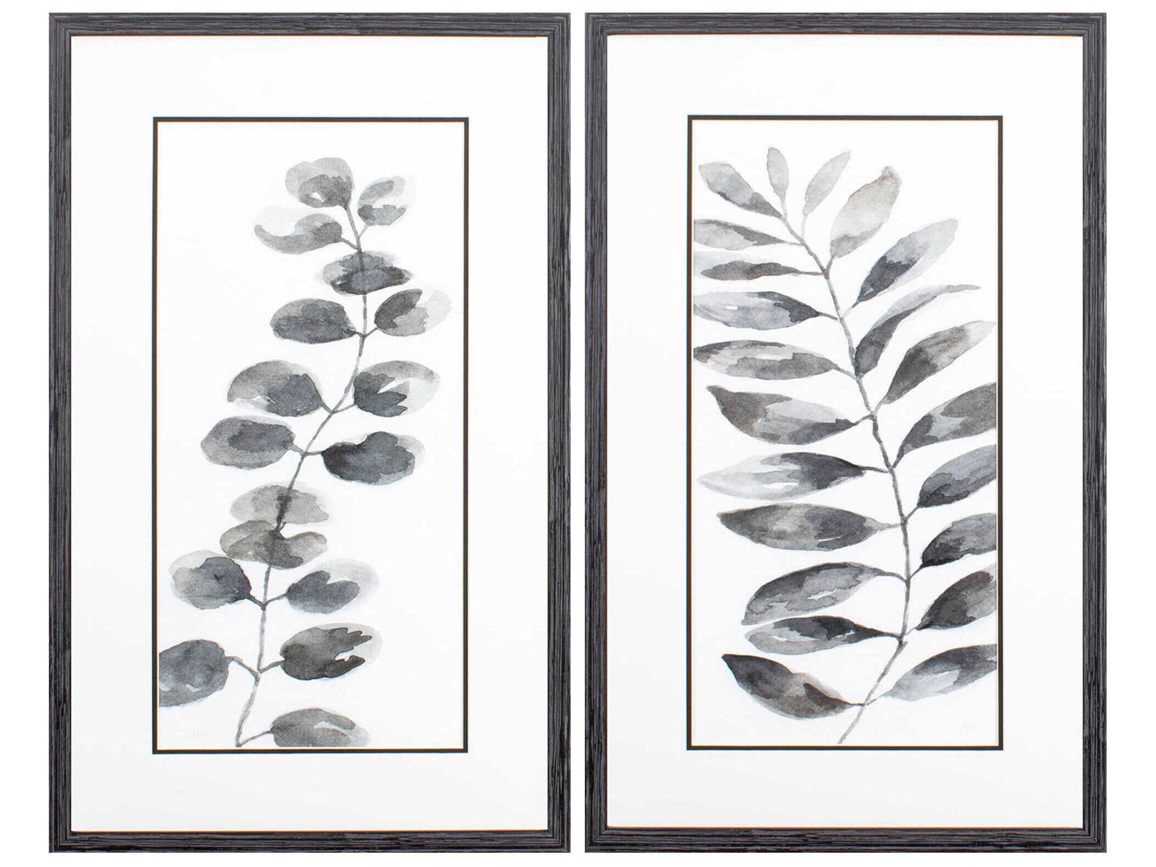 Paragon Florals Nature Leaf Wall Art Set of 2