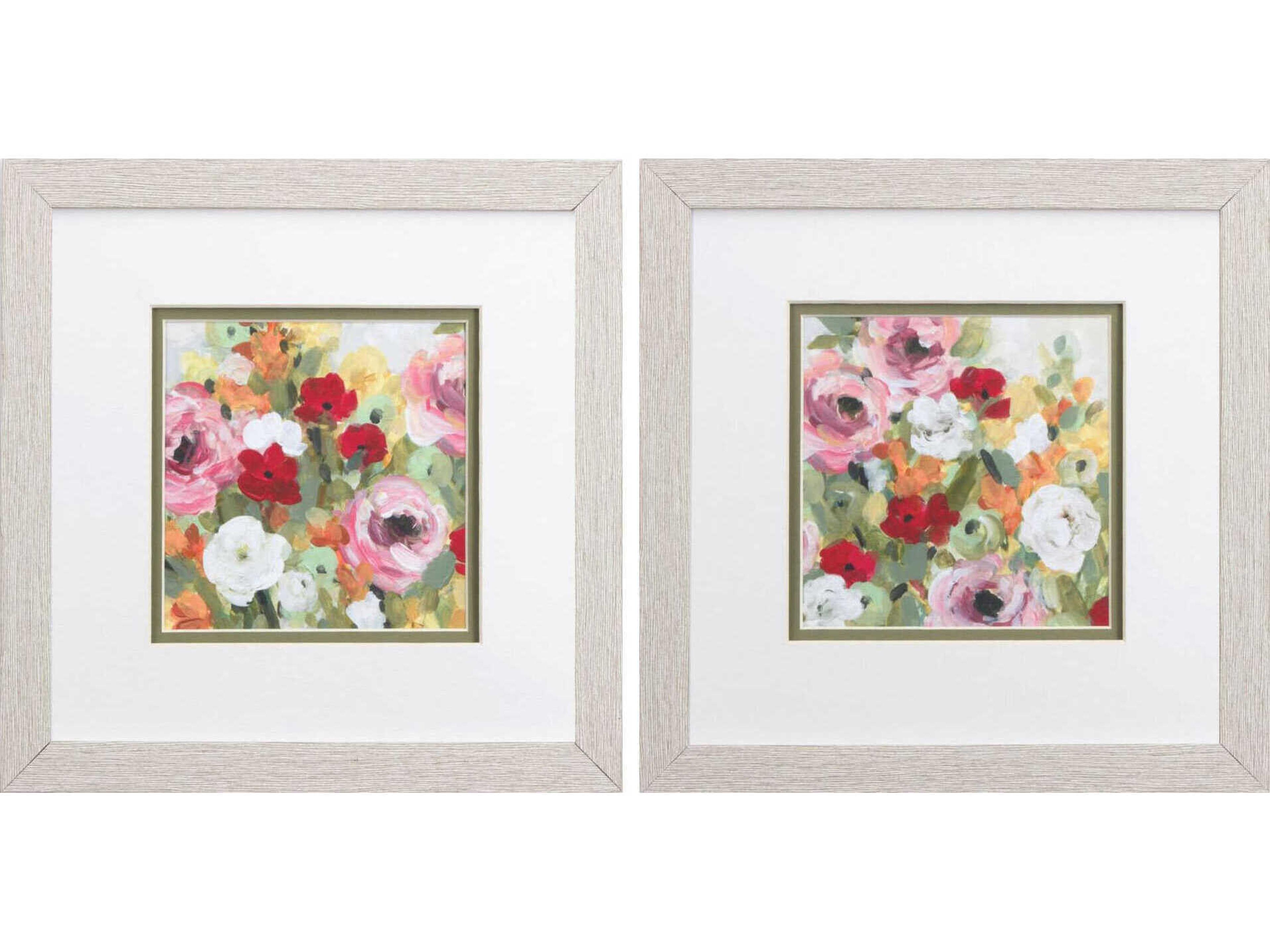 Paragon Florals Leas Garden Wall Art Set of 2