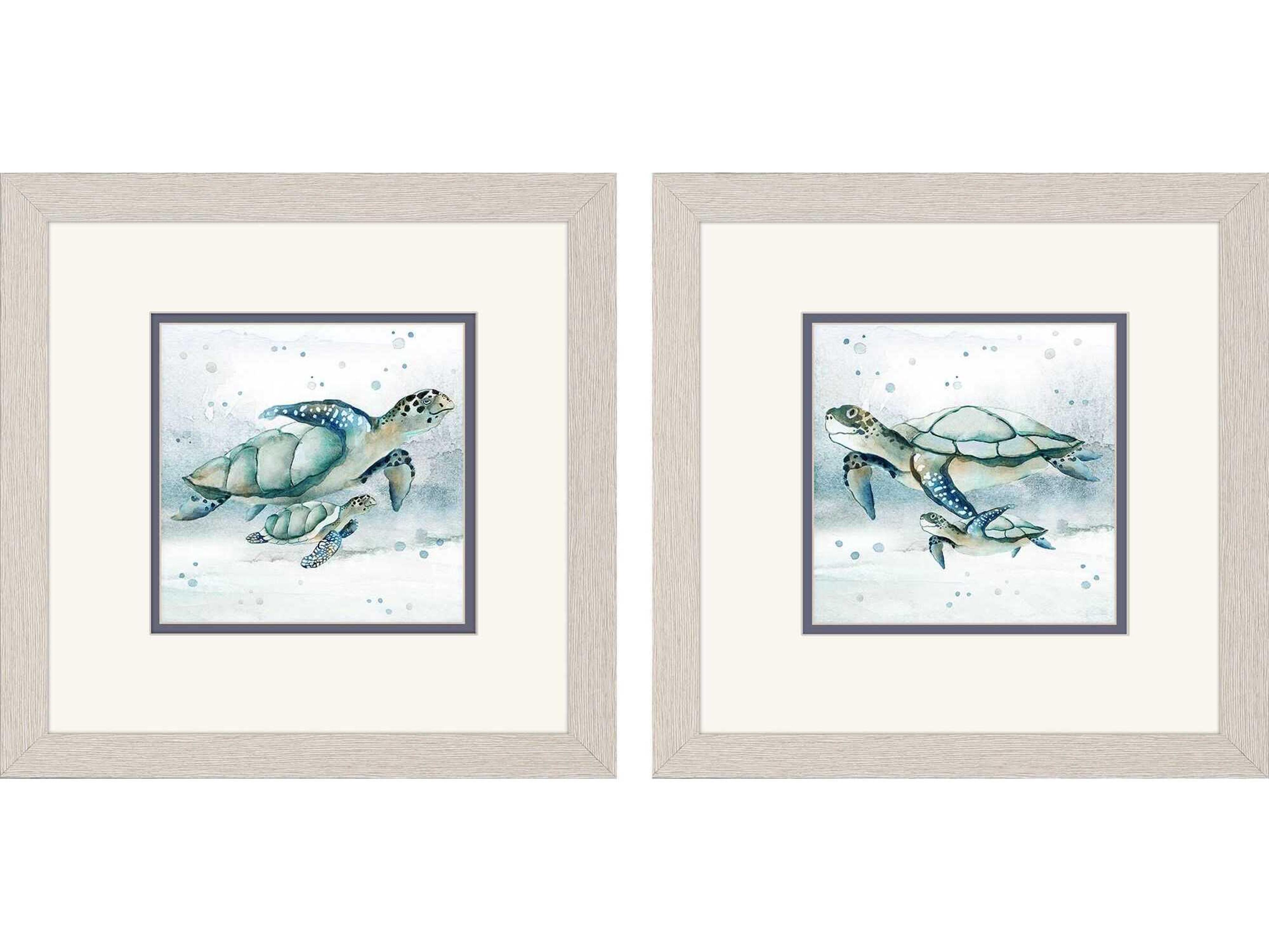 Paragon Animals Swim Lessons Wall Art Set of 2