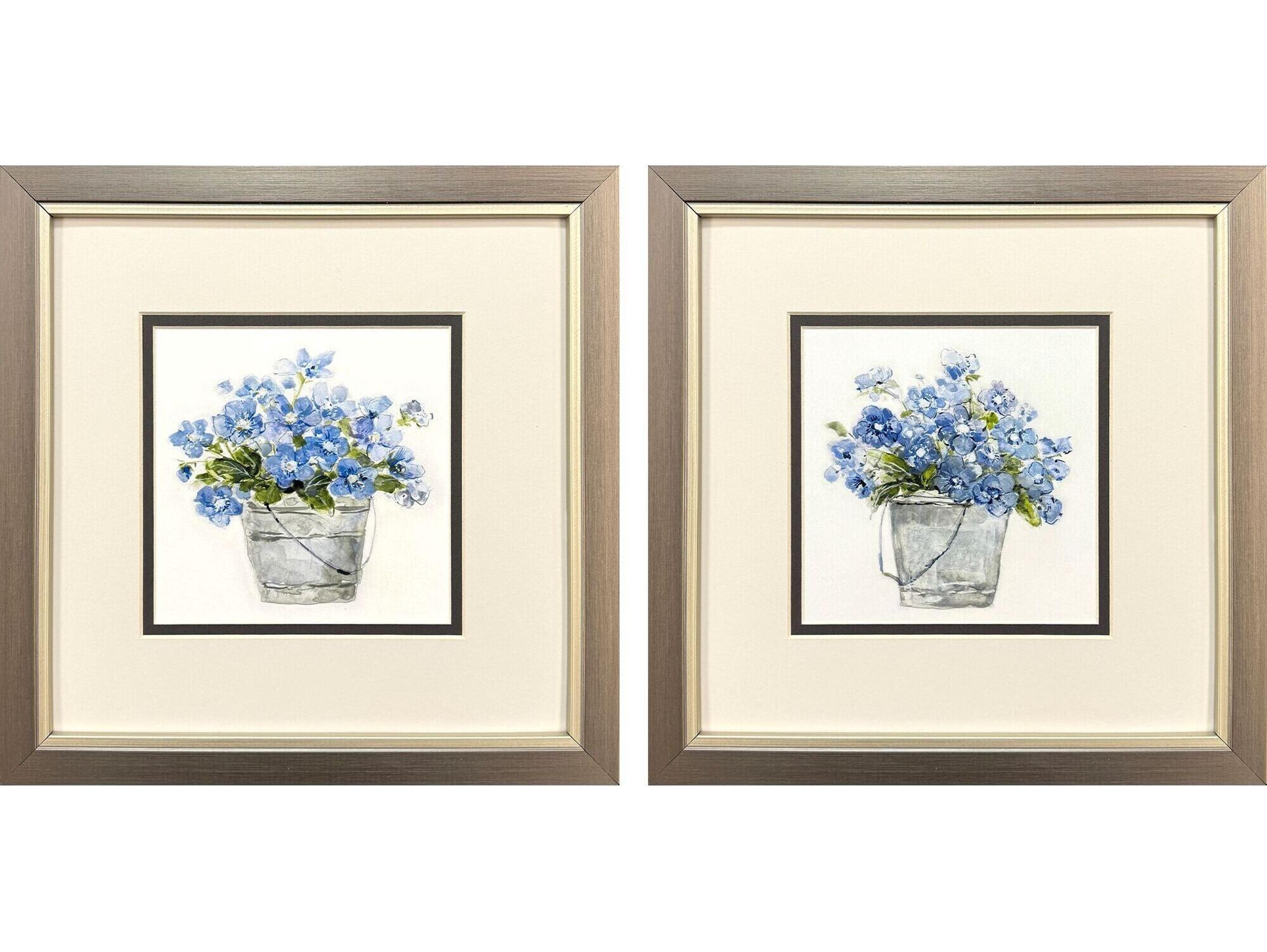 Paragon Bluebells Framed Art - Set of 2