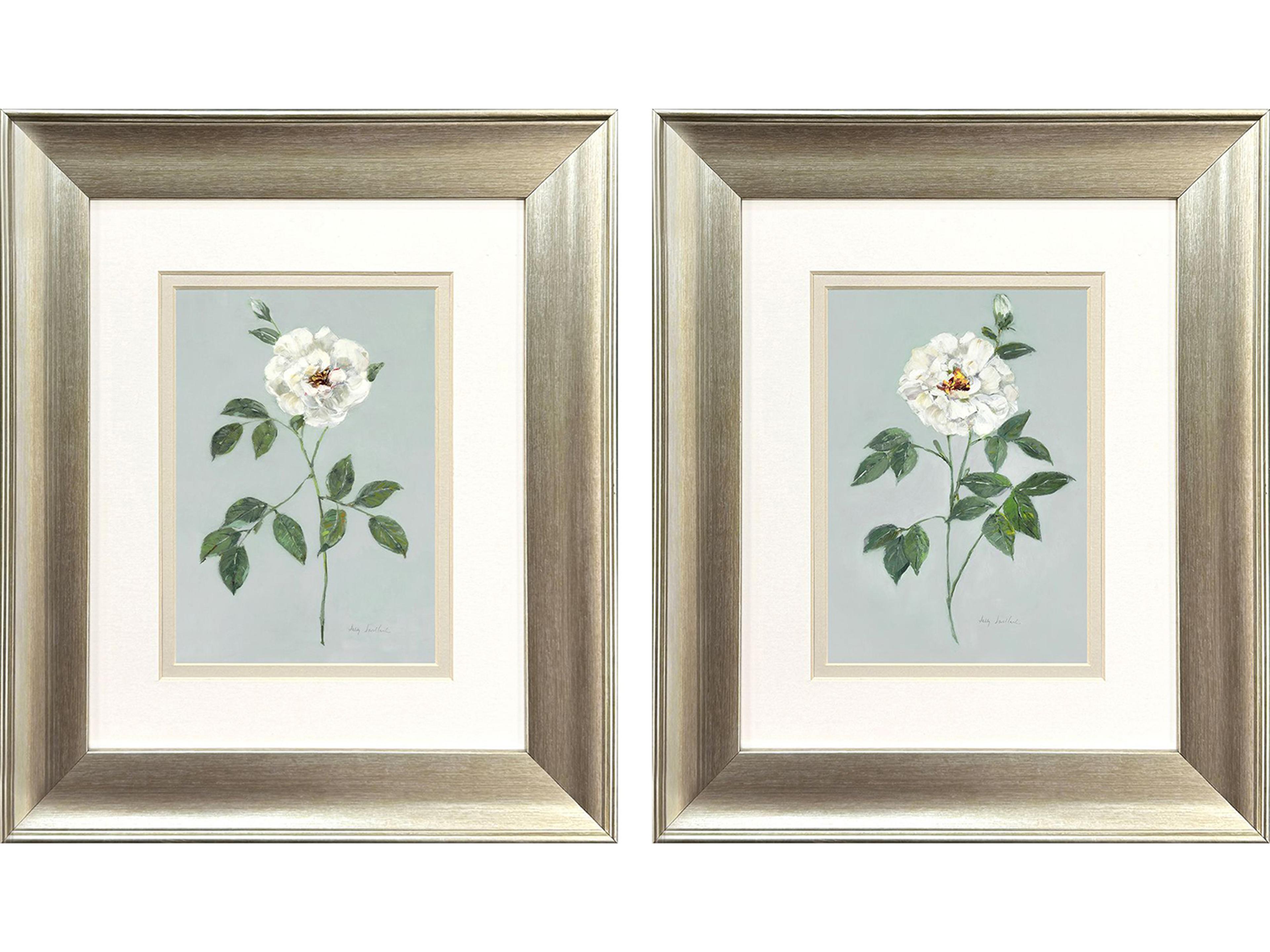 Paragon Rose Beauty Framed Art - Set of 2