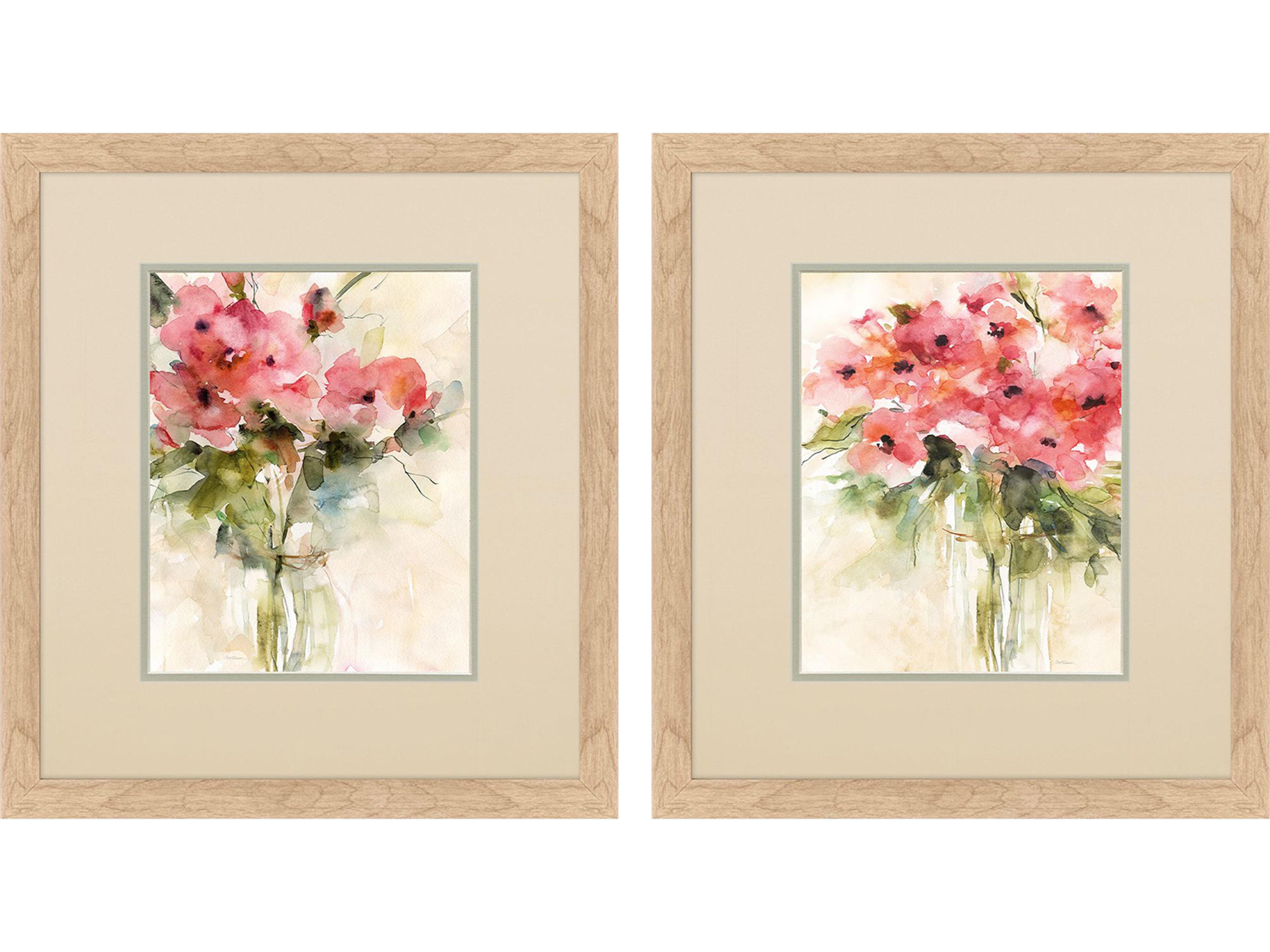 Paragon Casual Bouquet Framed Art - Set of 2
