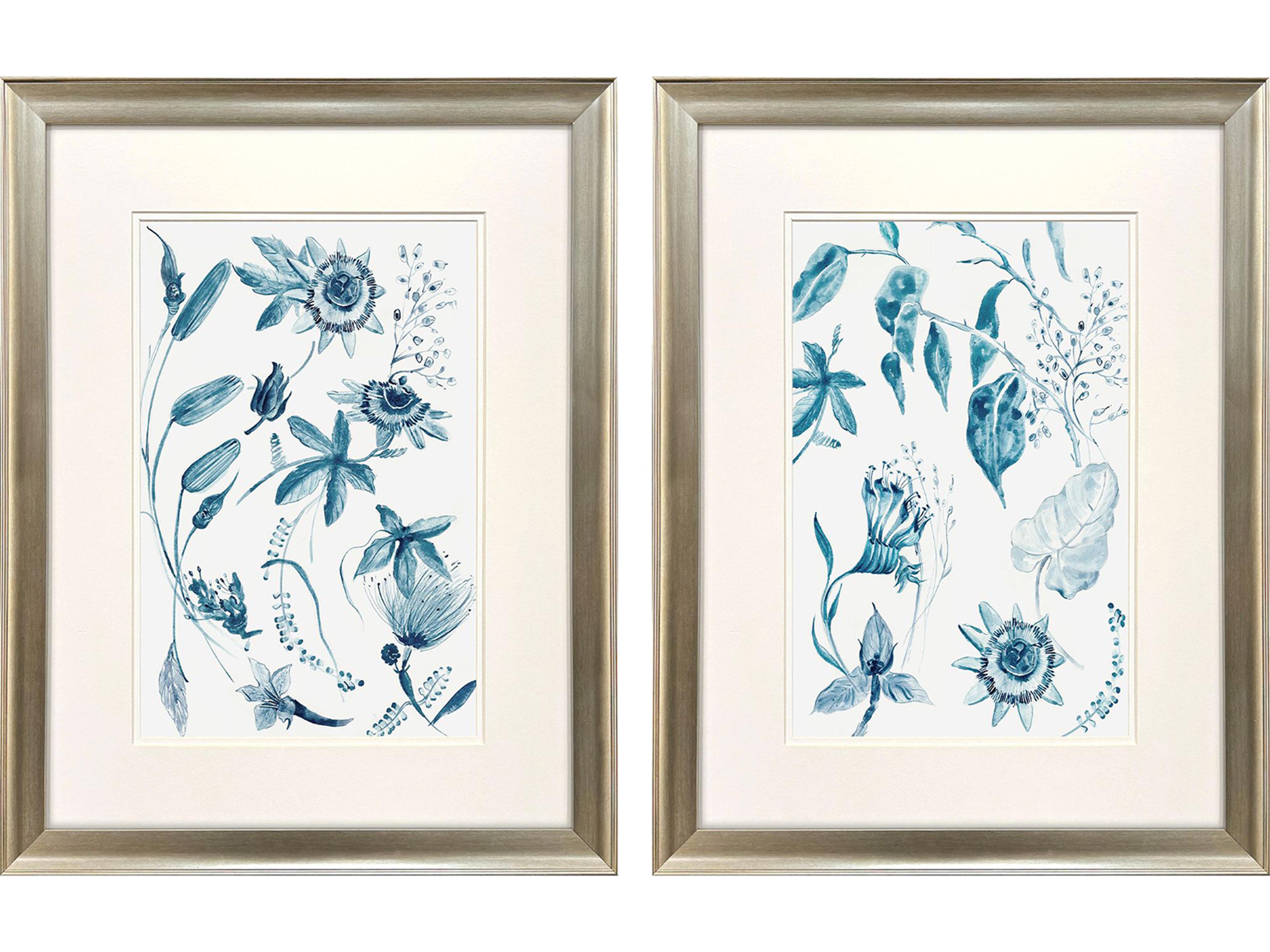 Paragon Jacobeen Framed Art - Set of 2