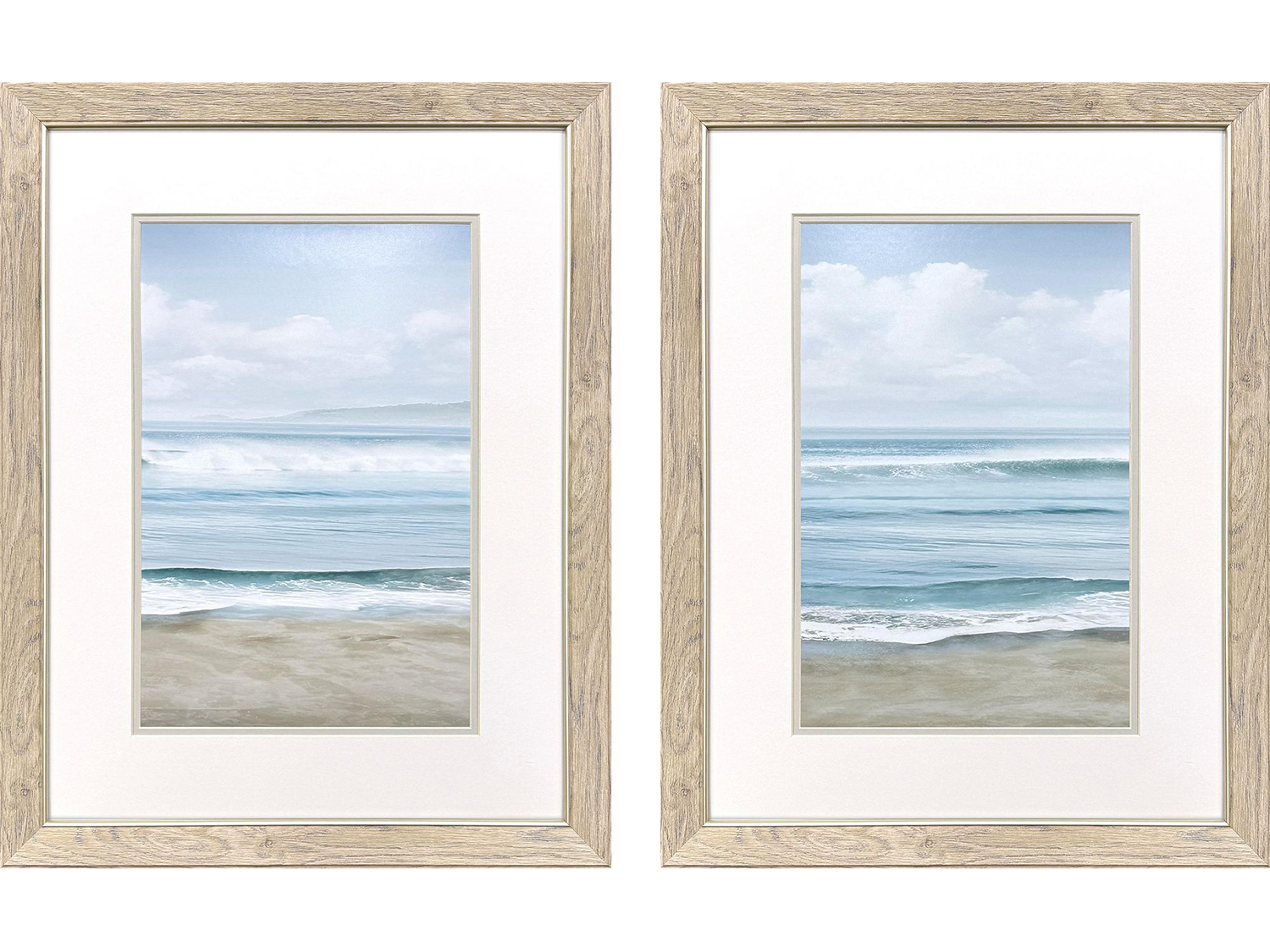 Paragon Timeless Waves Framed Art - Set of 2