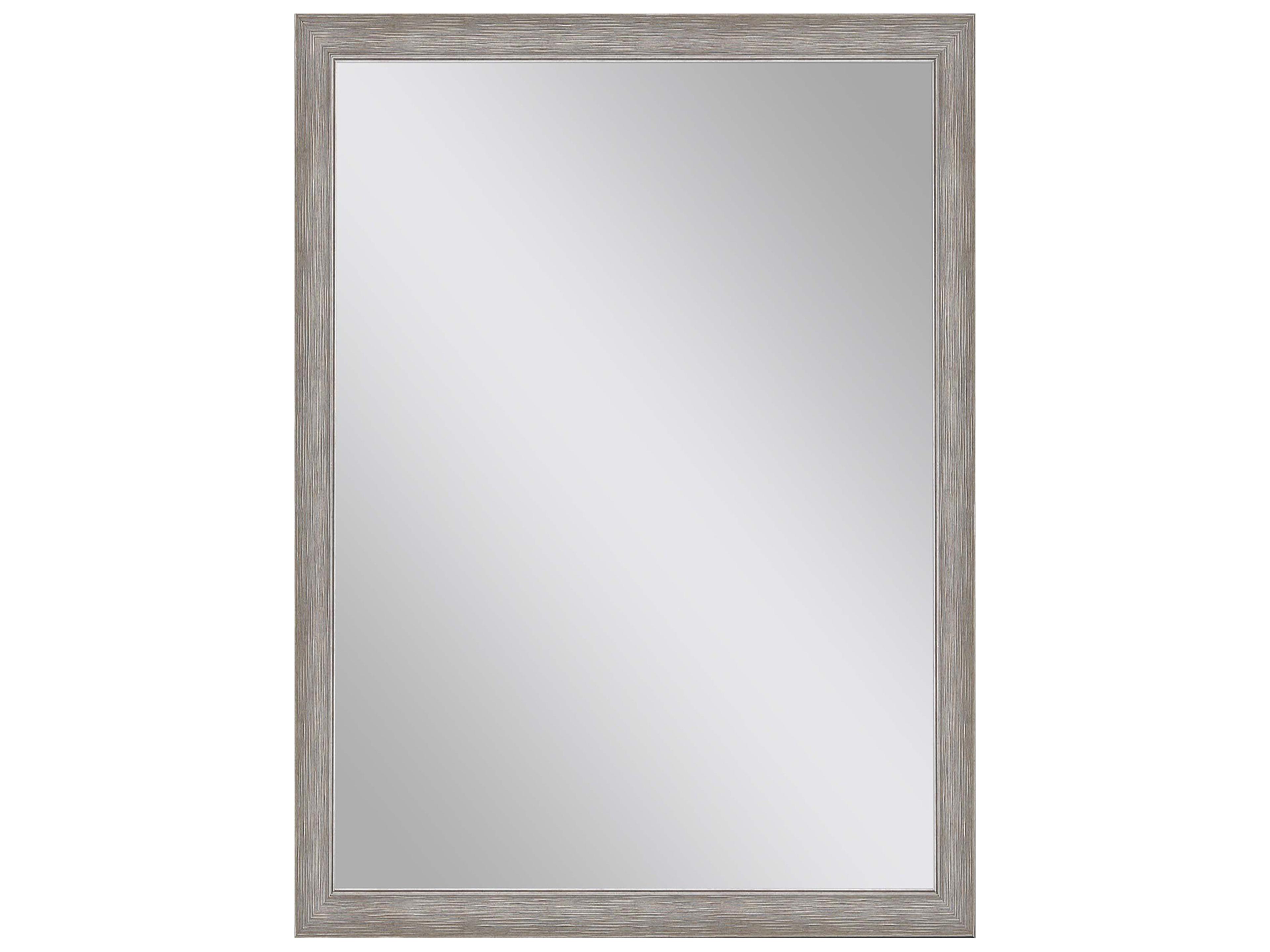 Paragon 632 Mirror Group Gray Metallic Silvered Wall Rectangular Mirror