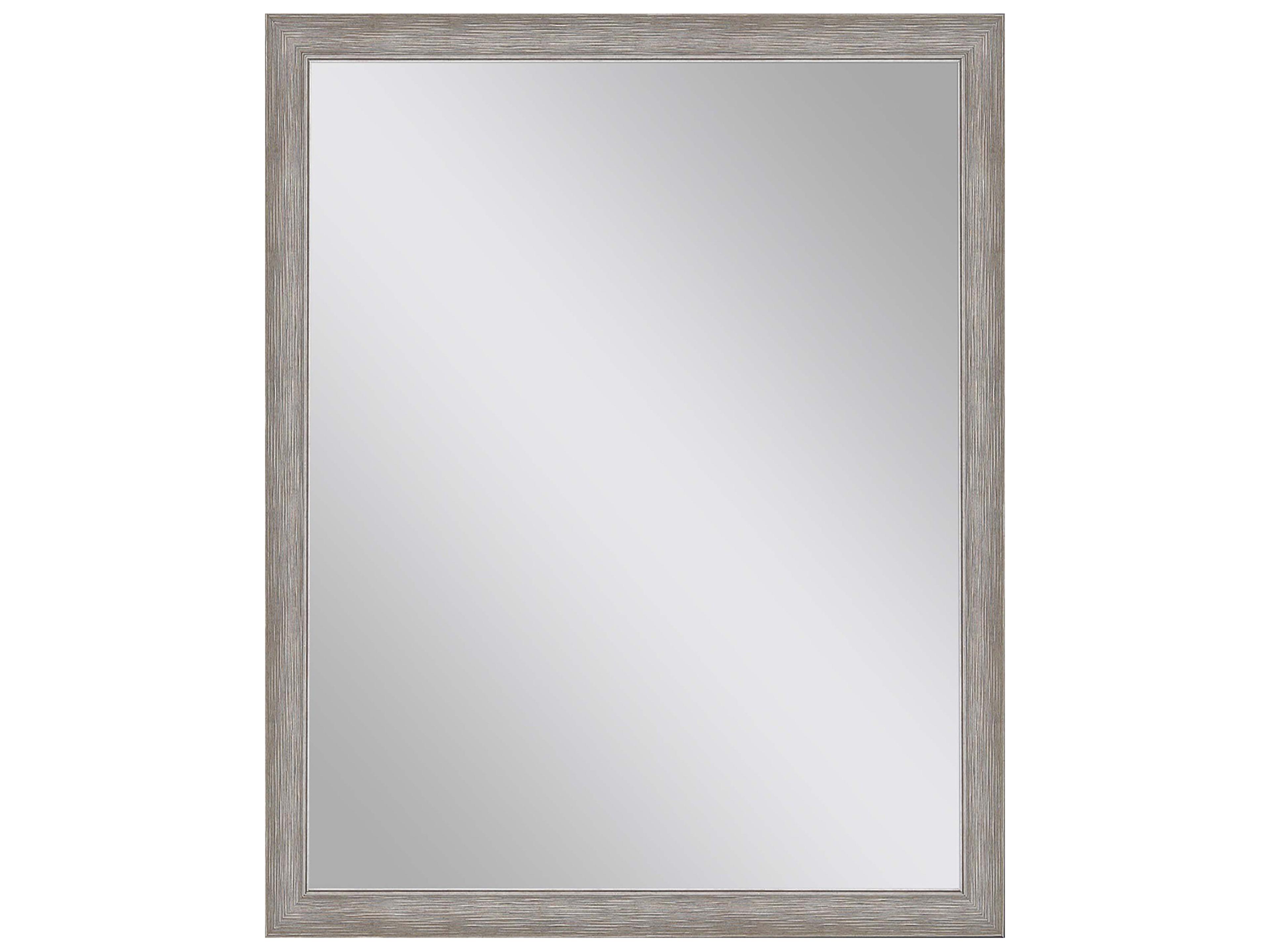 Paragon 632 Mirror Group Gray Metallic Silvered Wall Rectangular Mirror