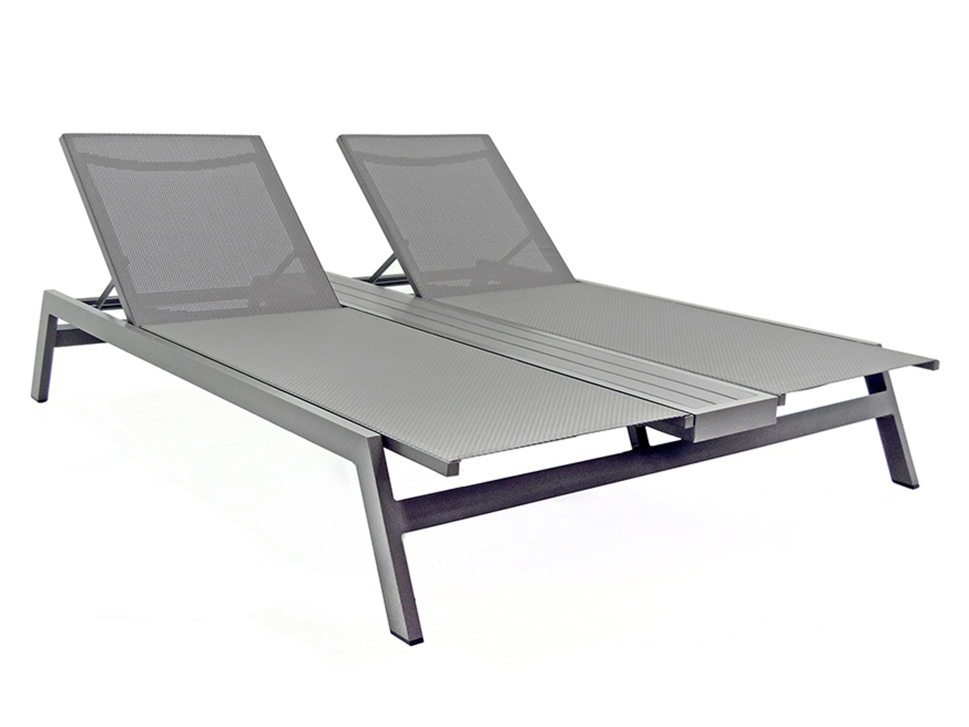 Riviera Double Outdoor Patio Chaise Lounge
