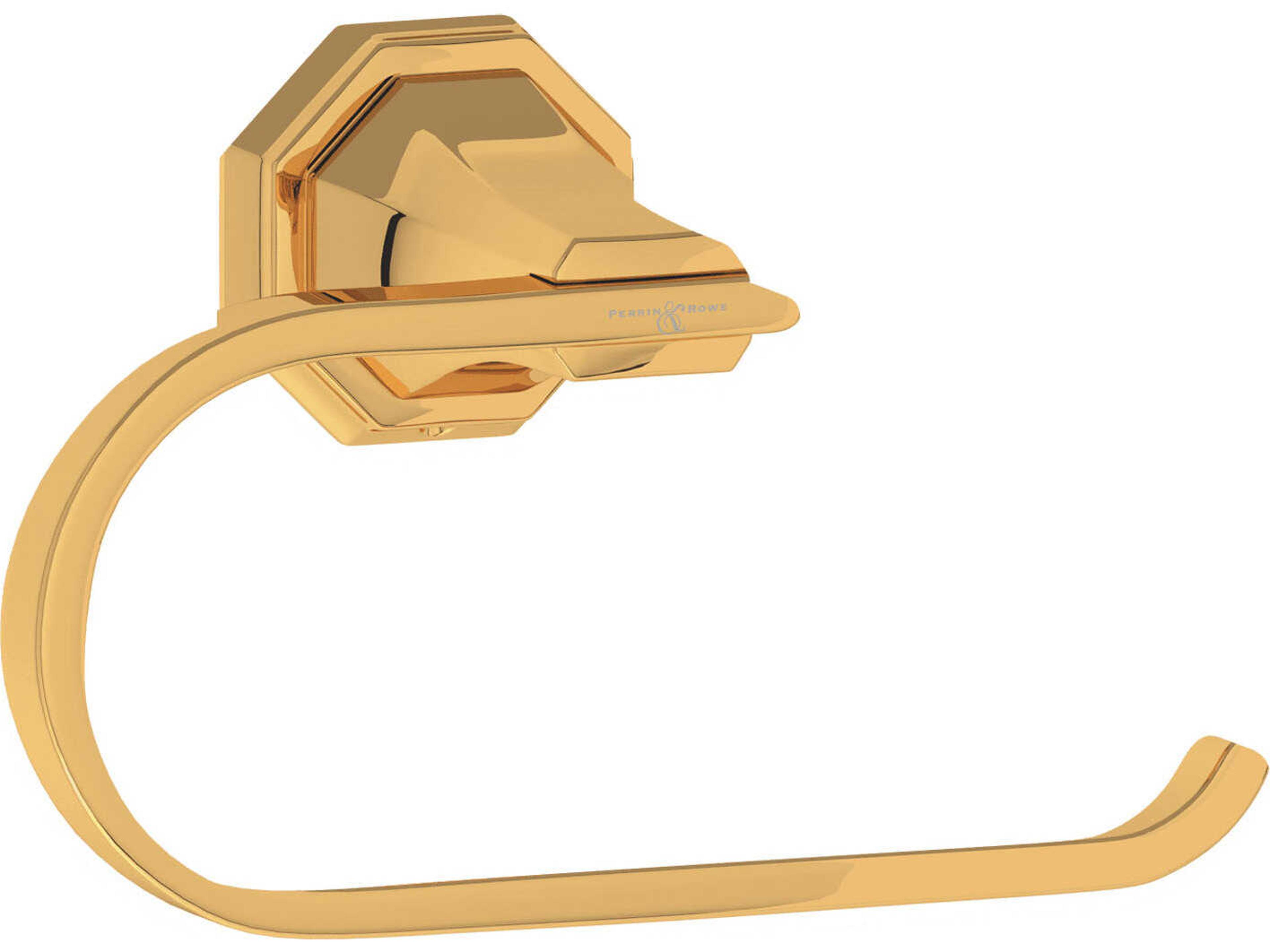 Perrin and Rowe Deco English Gold Deco Toilet Paper Holder