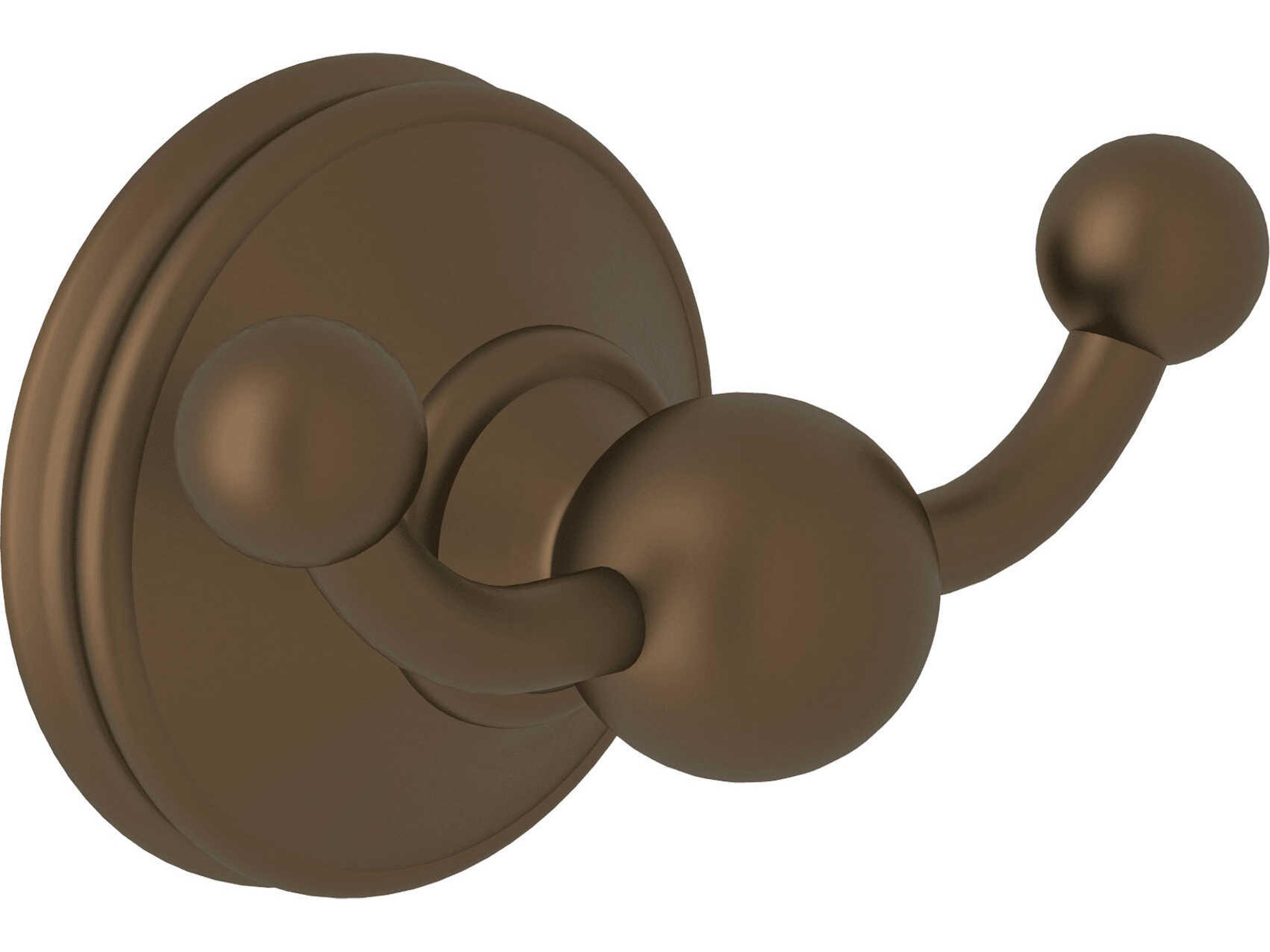 Perrin and Rowe Georgian Era English Bronze Double Robe Hook