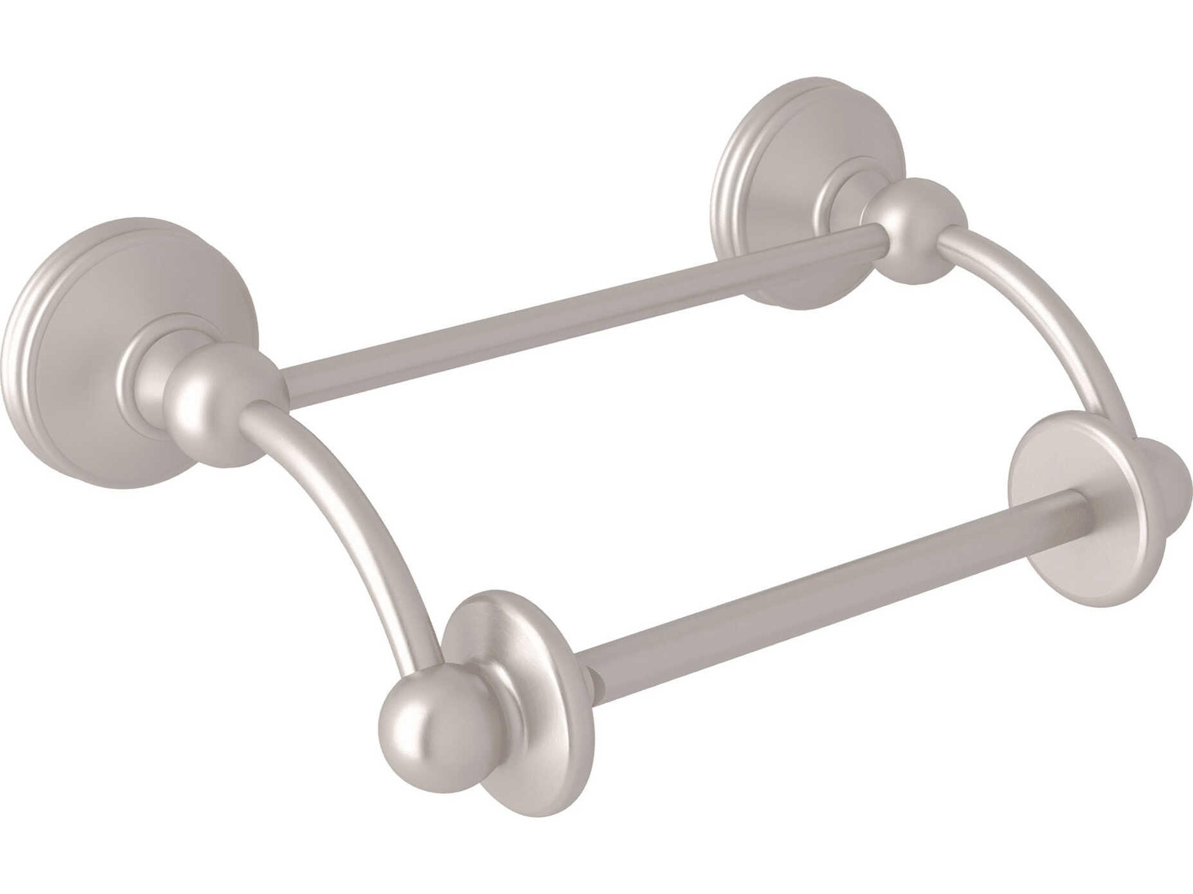 Perrin and Rowe Georgian Era Satin Nickel Toilet Paper Holder