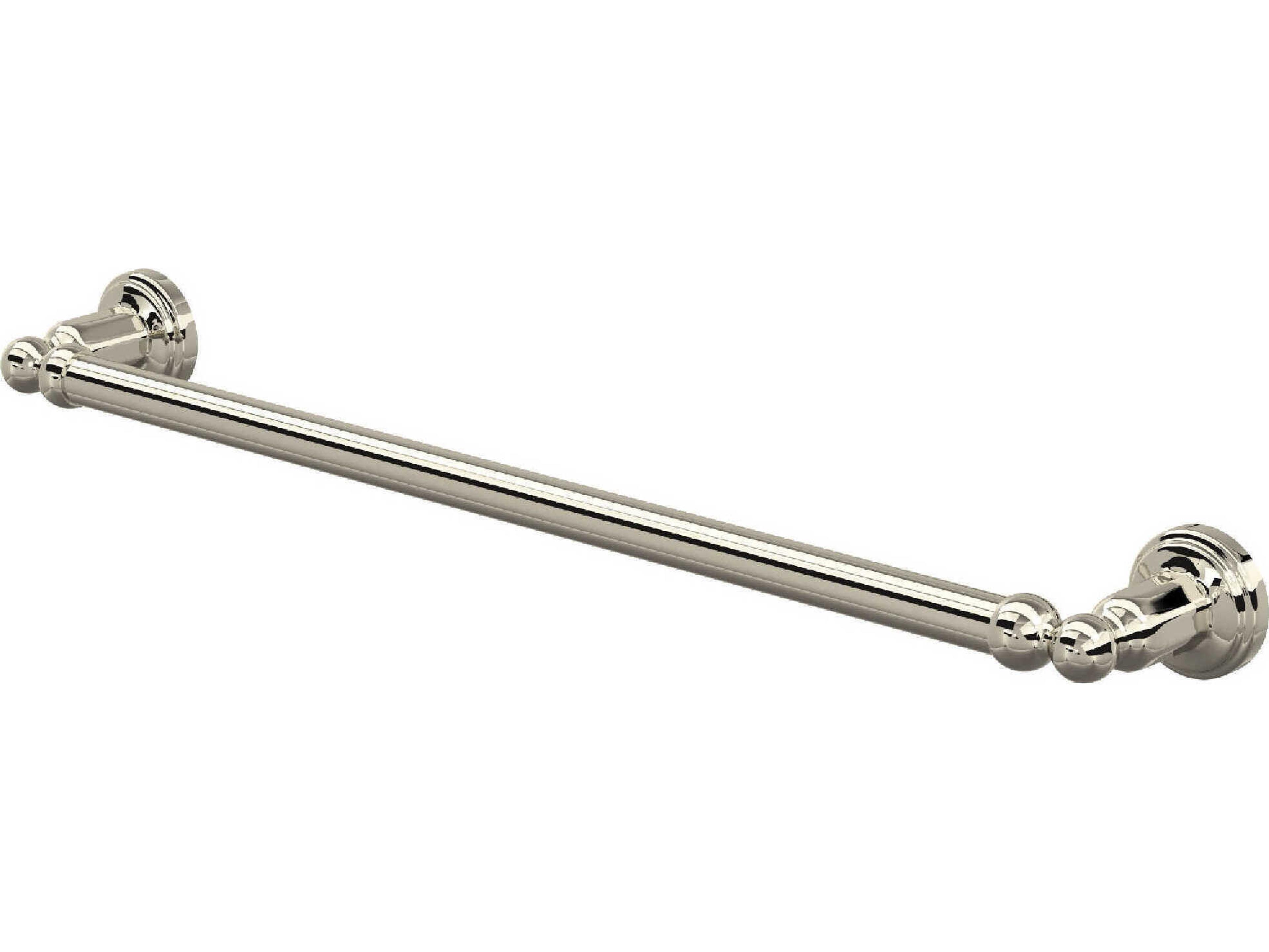 Perrin and Rowe Edwardian Polished Nickel Towel Bar