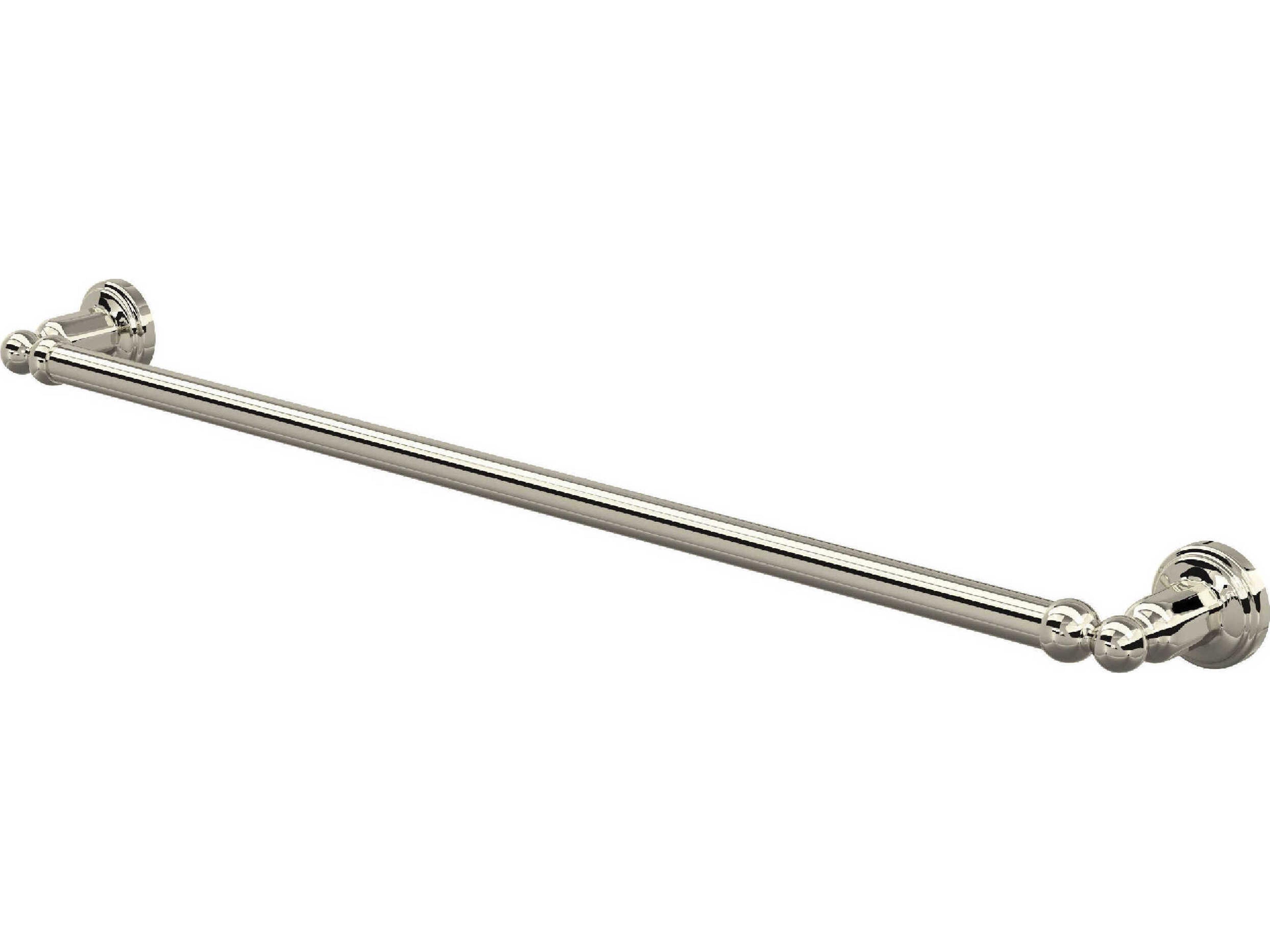 Perrin and Rowe Edwardian Polished Nickel Towel Bar