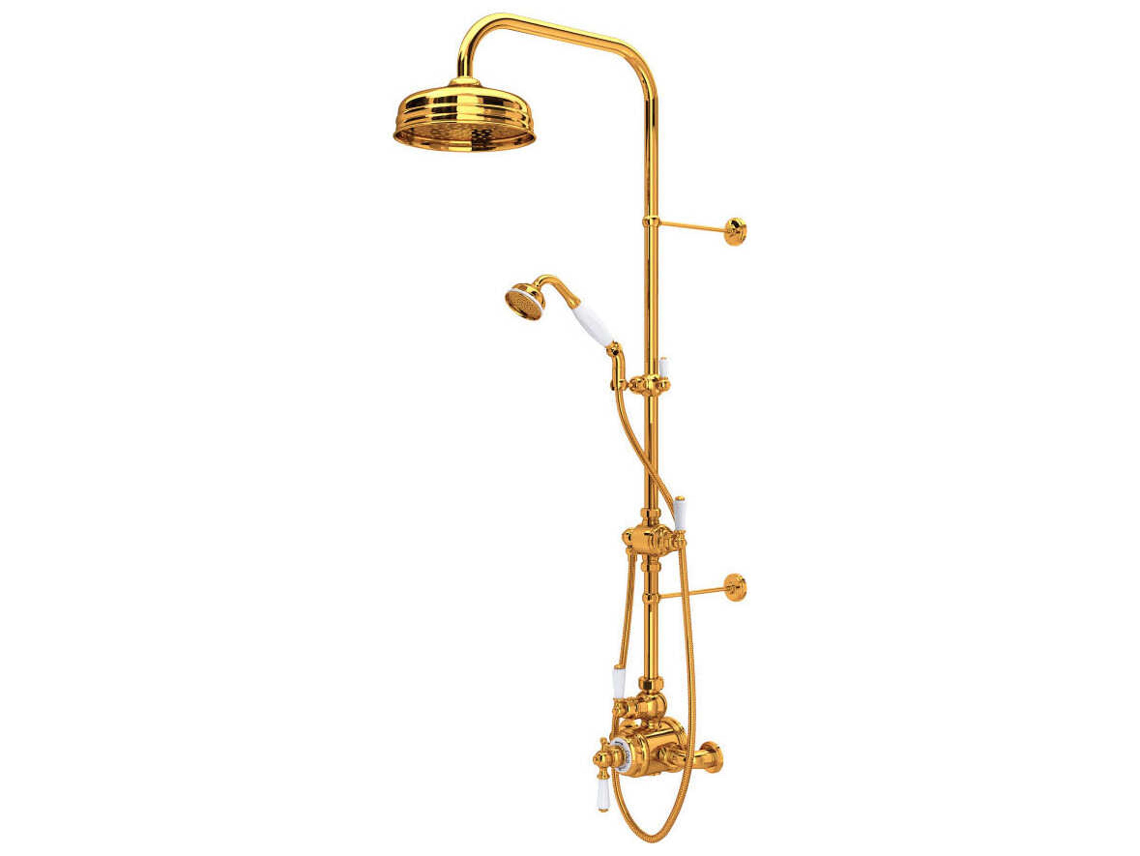 Perrin and Rowe Edwardian English Gold Kit Shower Package