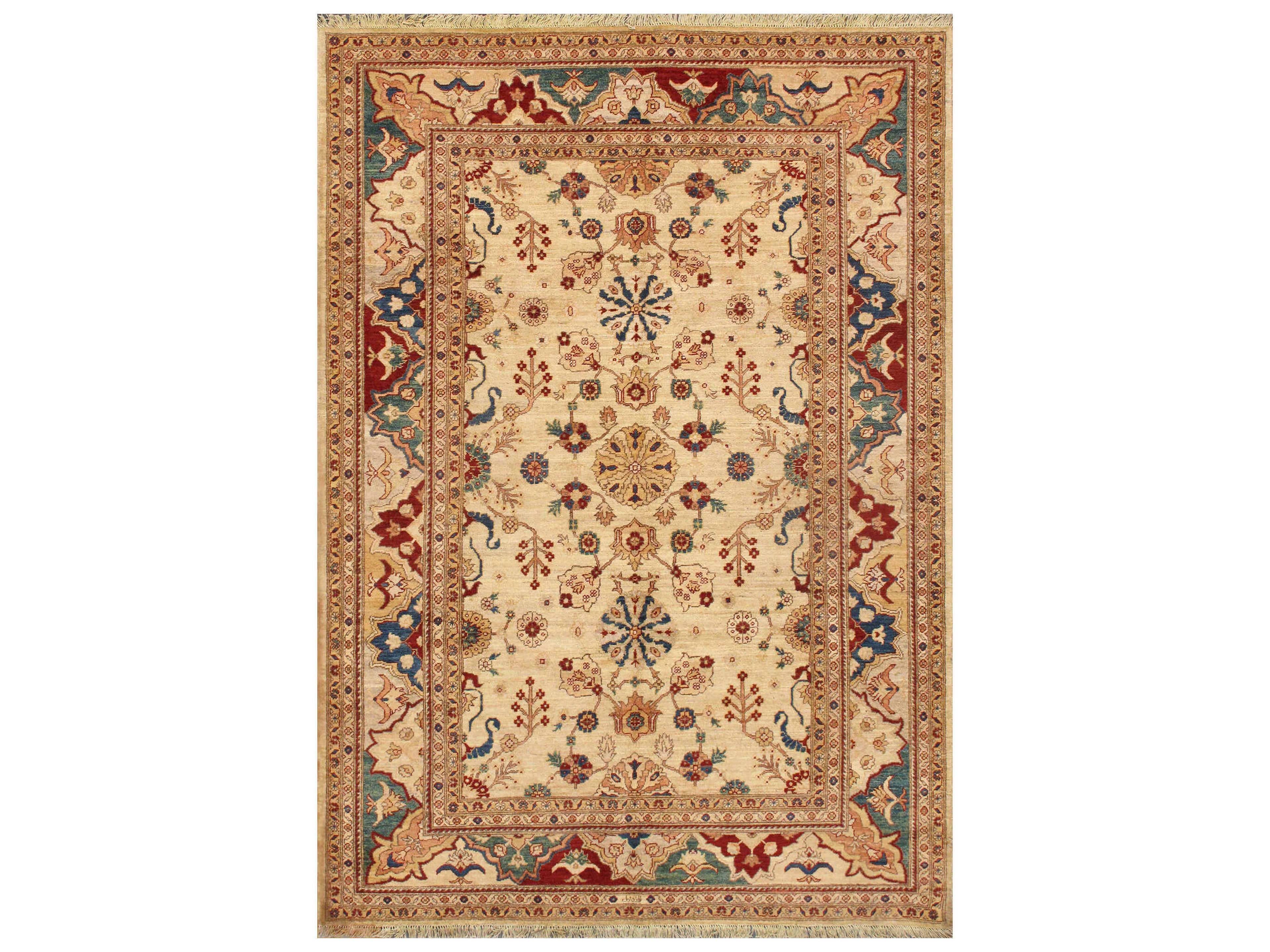 Pasargad Home Nomad Art Melody Bordered Area Rug
