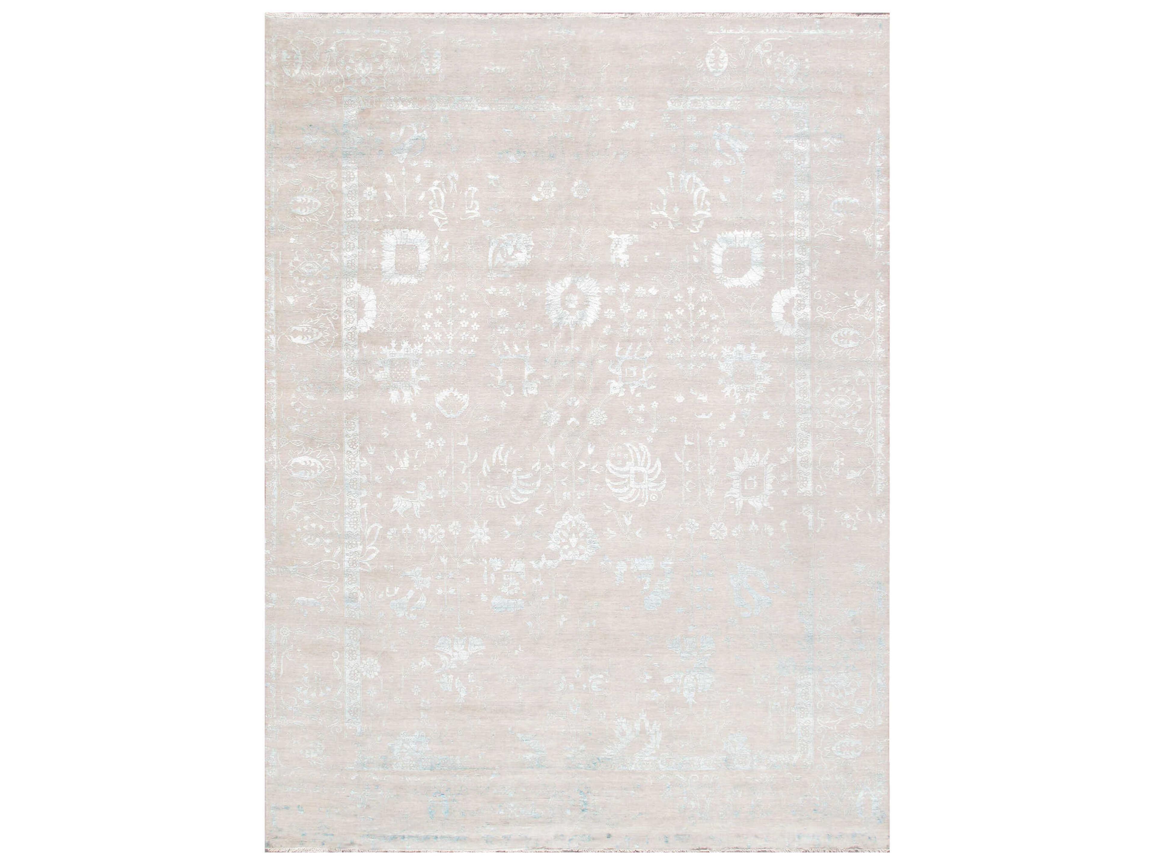 Pasargad Home Transitional Bordered Area Rug